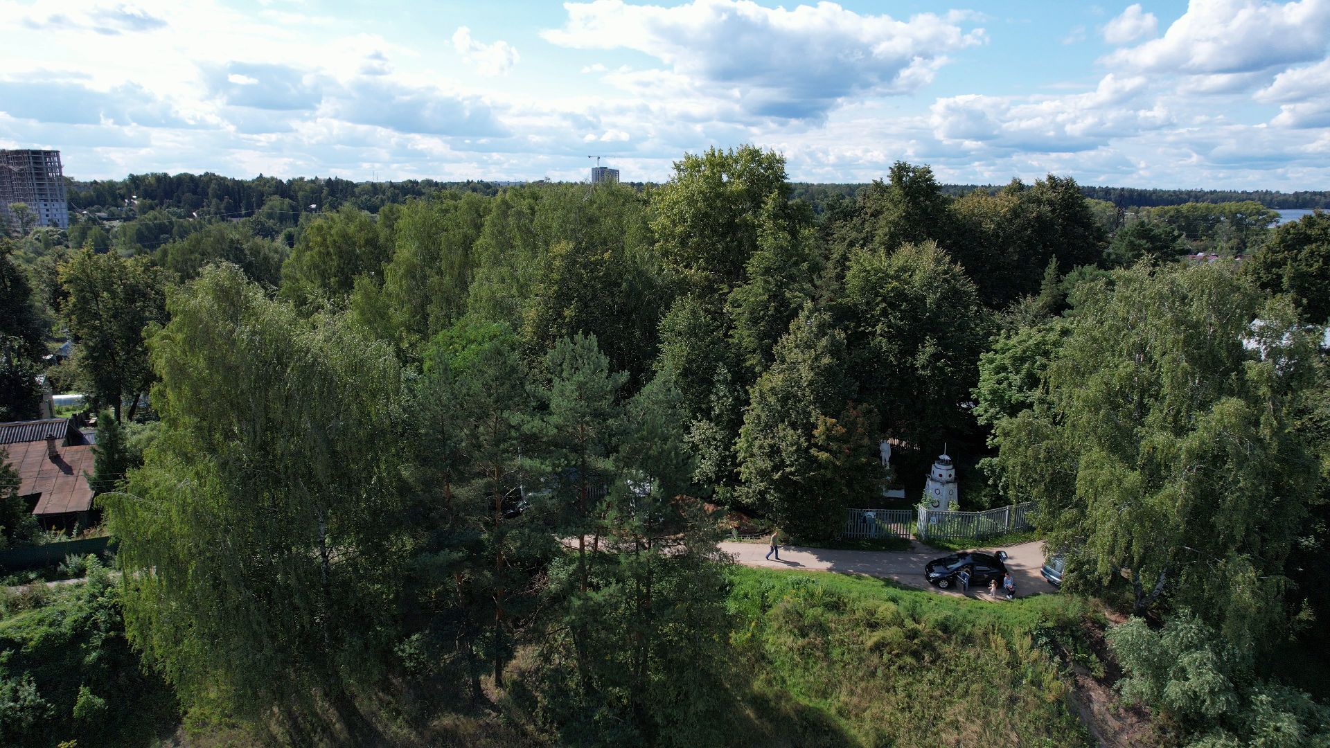 видео с коптера, пушкино, маяковский,