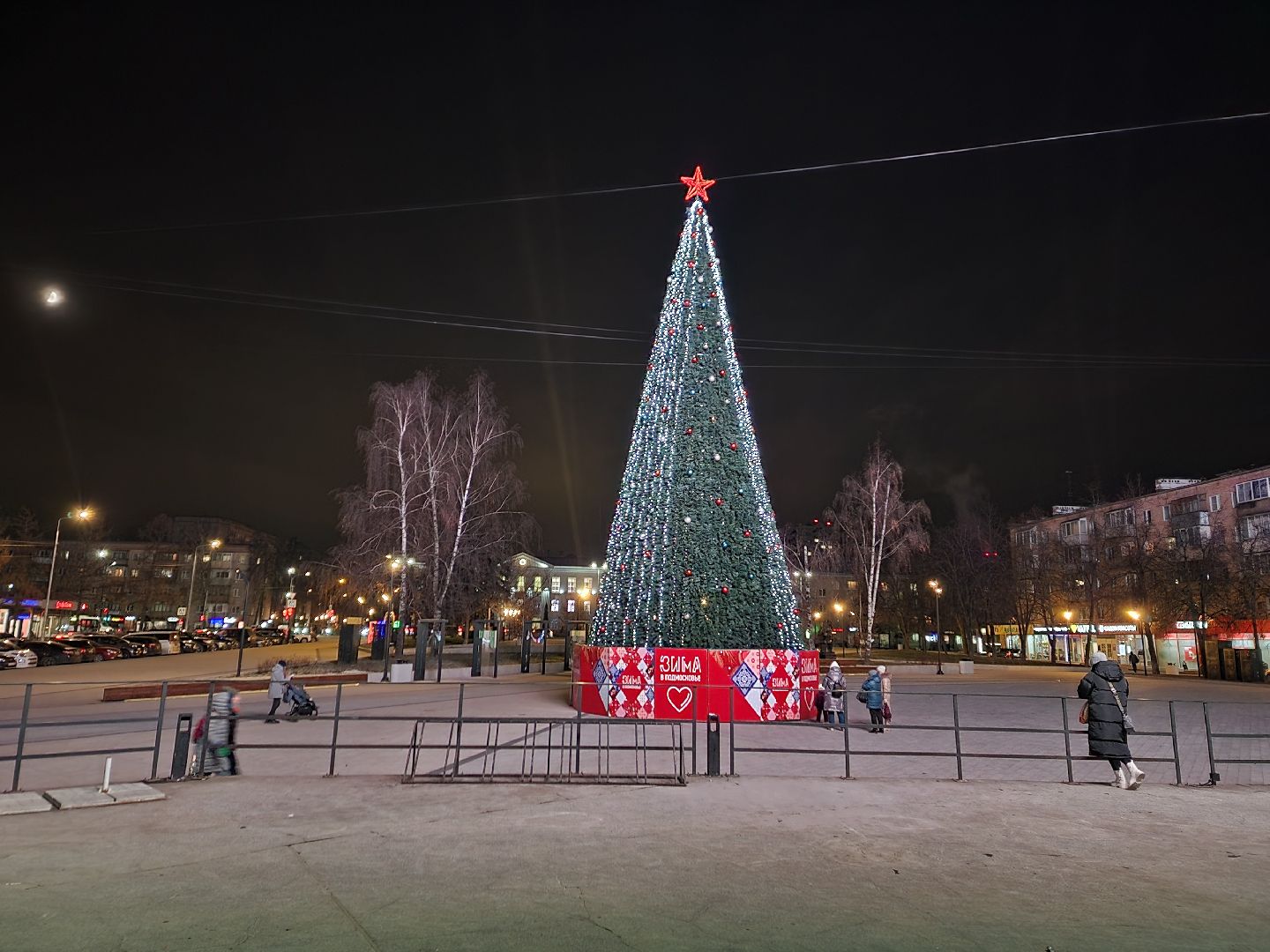 пушкино, ёлка, новый год, праздник,