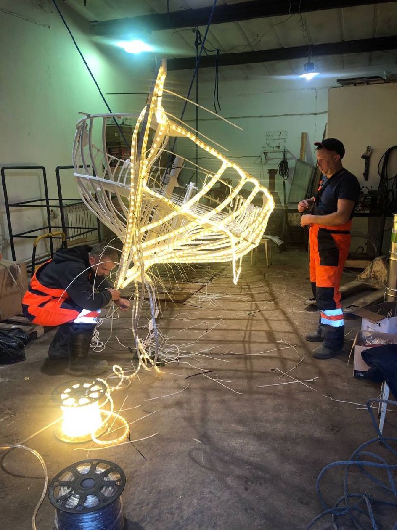 пушкино, новый год, украшения, арт объект,