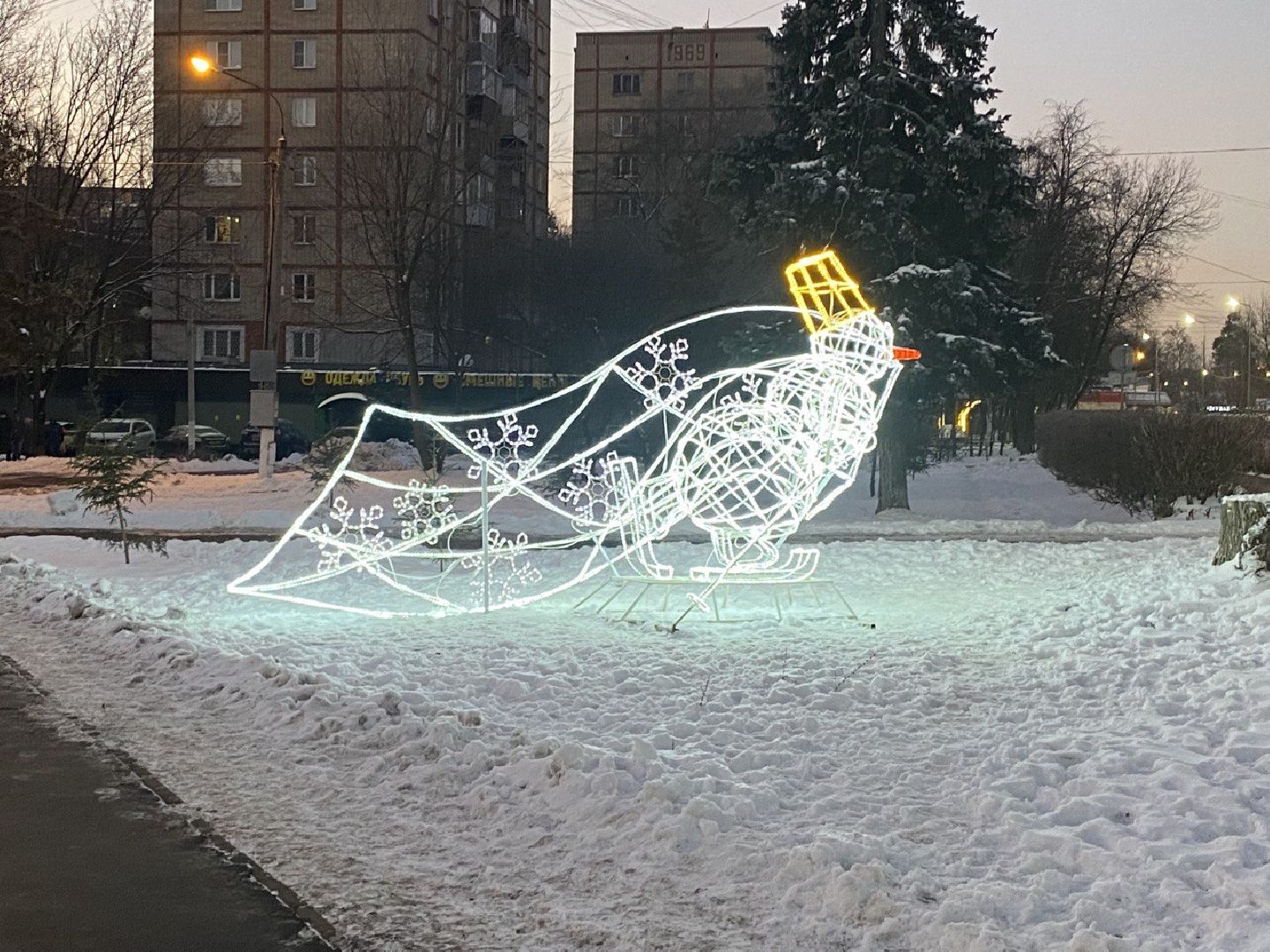 пушкино, новый год, украшения, арт объект,