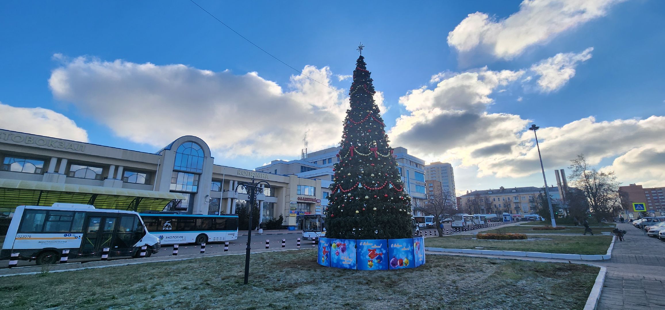 Коломна, новый год, ёлка, новогодние украшения,