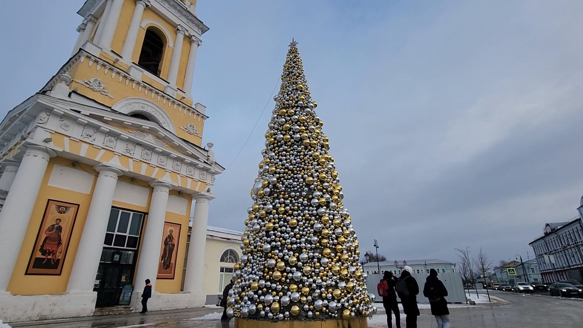 Коломна, новый год, ёлка, новогодние украшения,
