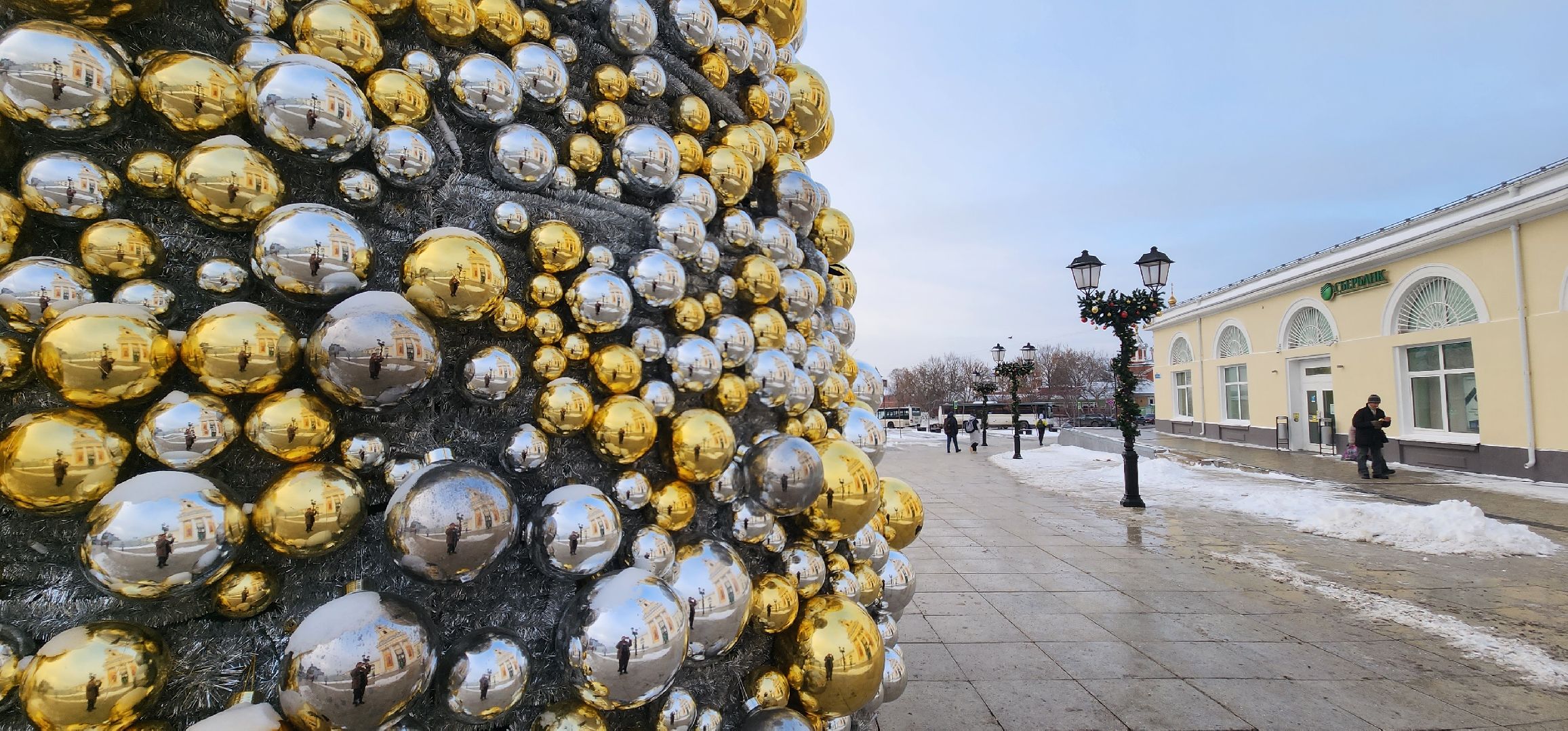 Коломна, новый год, ёлка, новогодние украшения,