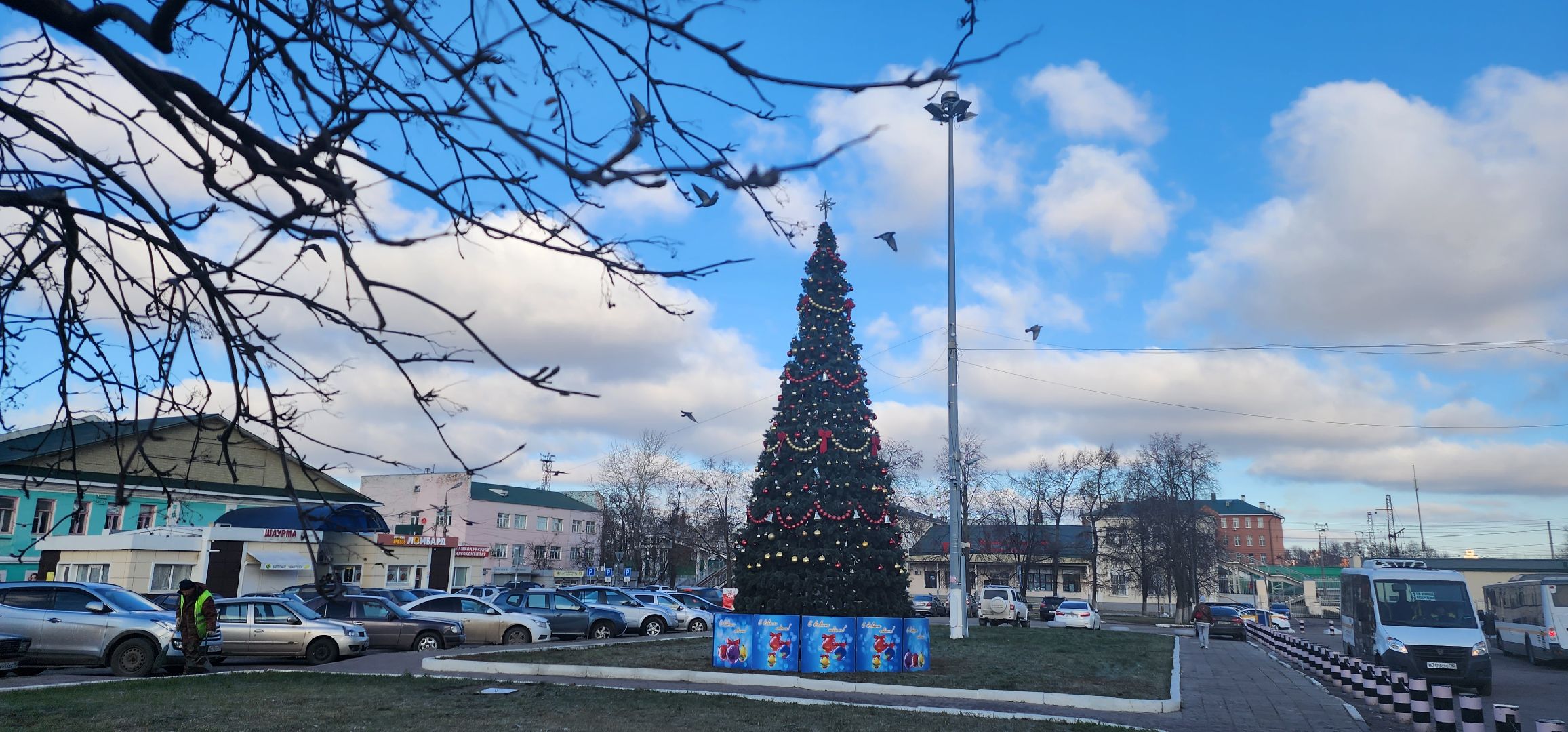 Коломна, новый год, ёлка, новогодние украшения,