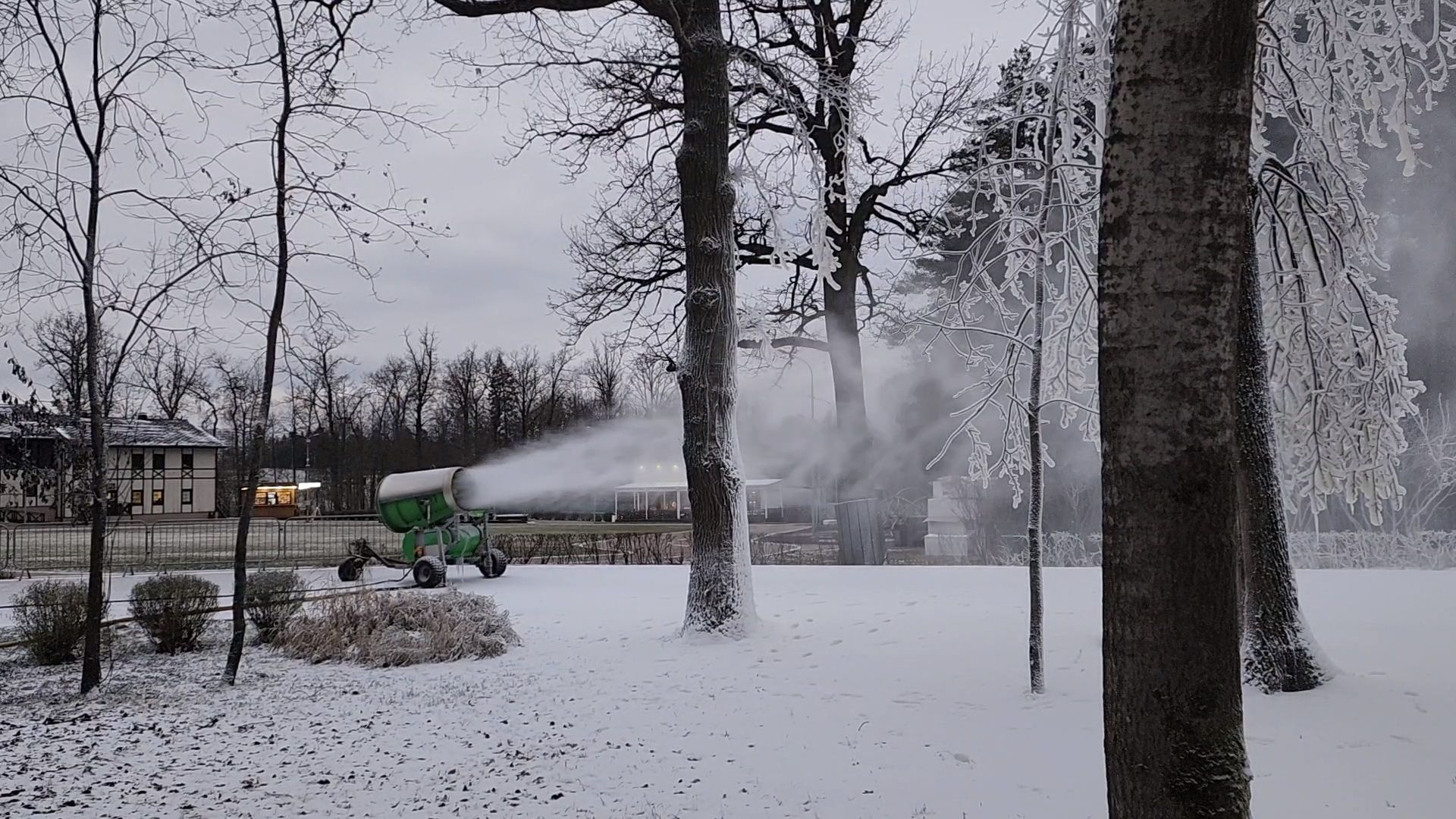 Одинцово, парк, парк имени Лазутиной, зима, трасса, оснежение, спорт,
