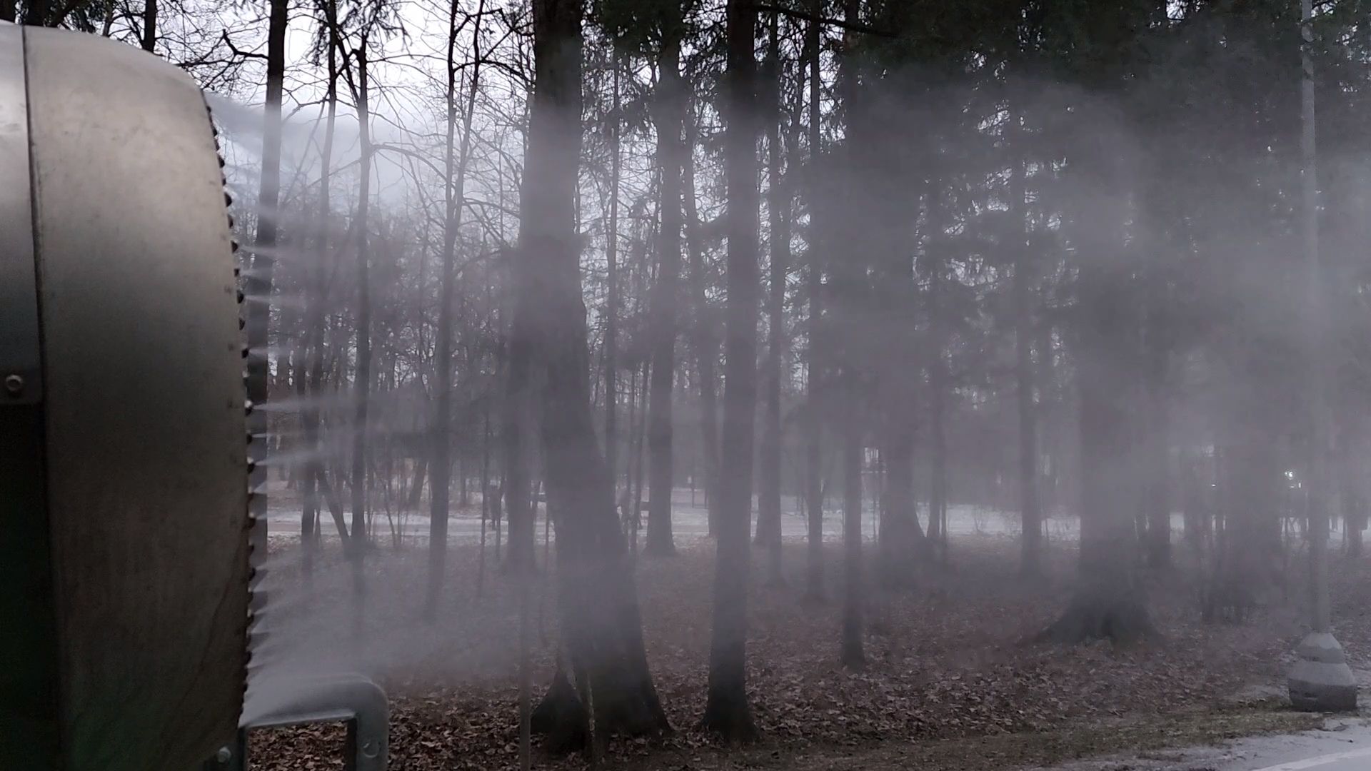 Одинцово, парк, парк имени Лазутиной, зима, трасса, оснежение, спорт,