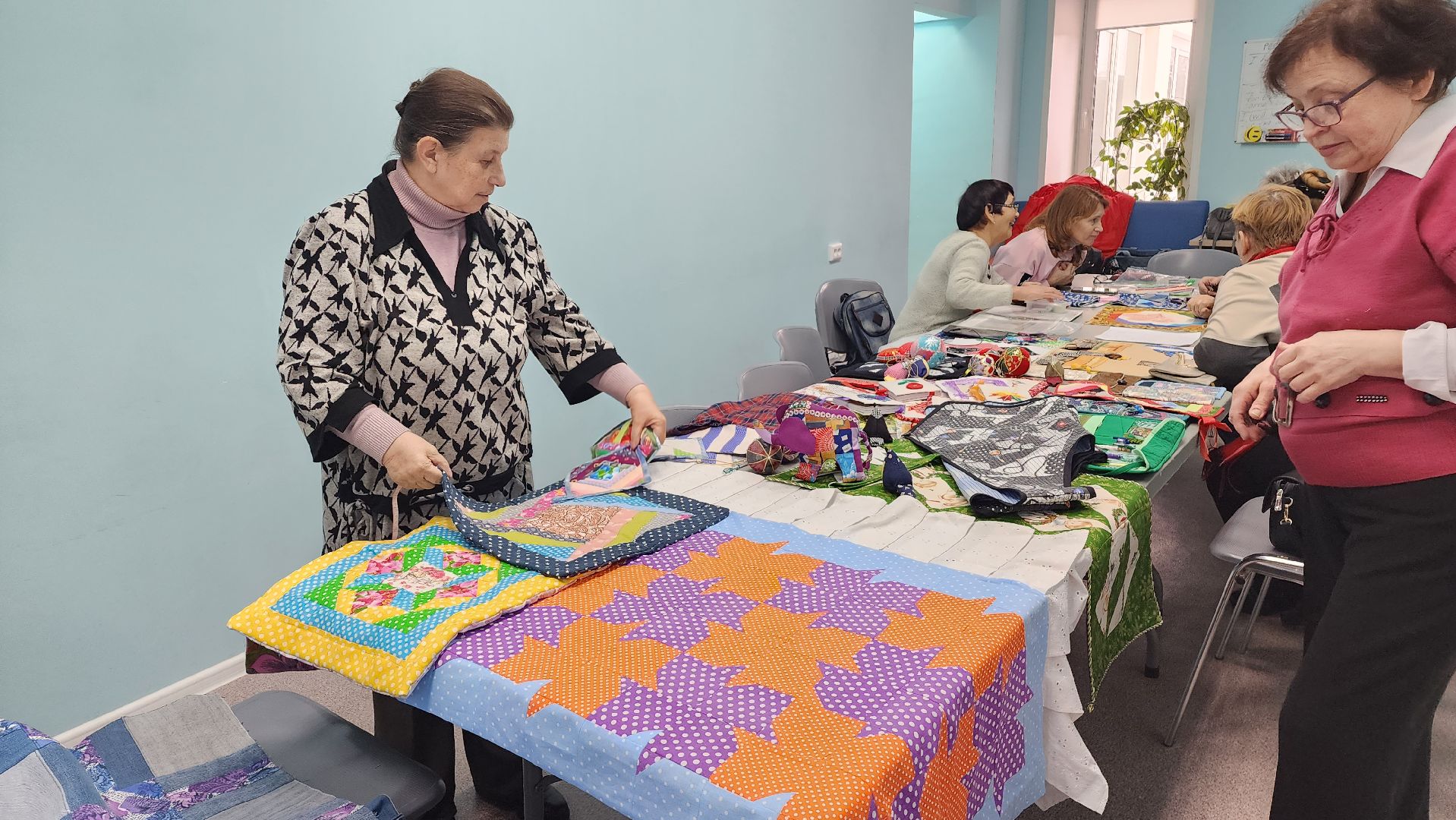 Подмосковье, Городской округ Пушкинский, Ивантеевка, Активное долголетие, Рукоделие, Пэчворк,