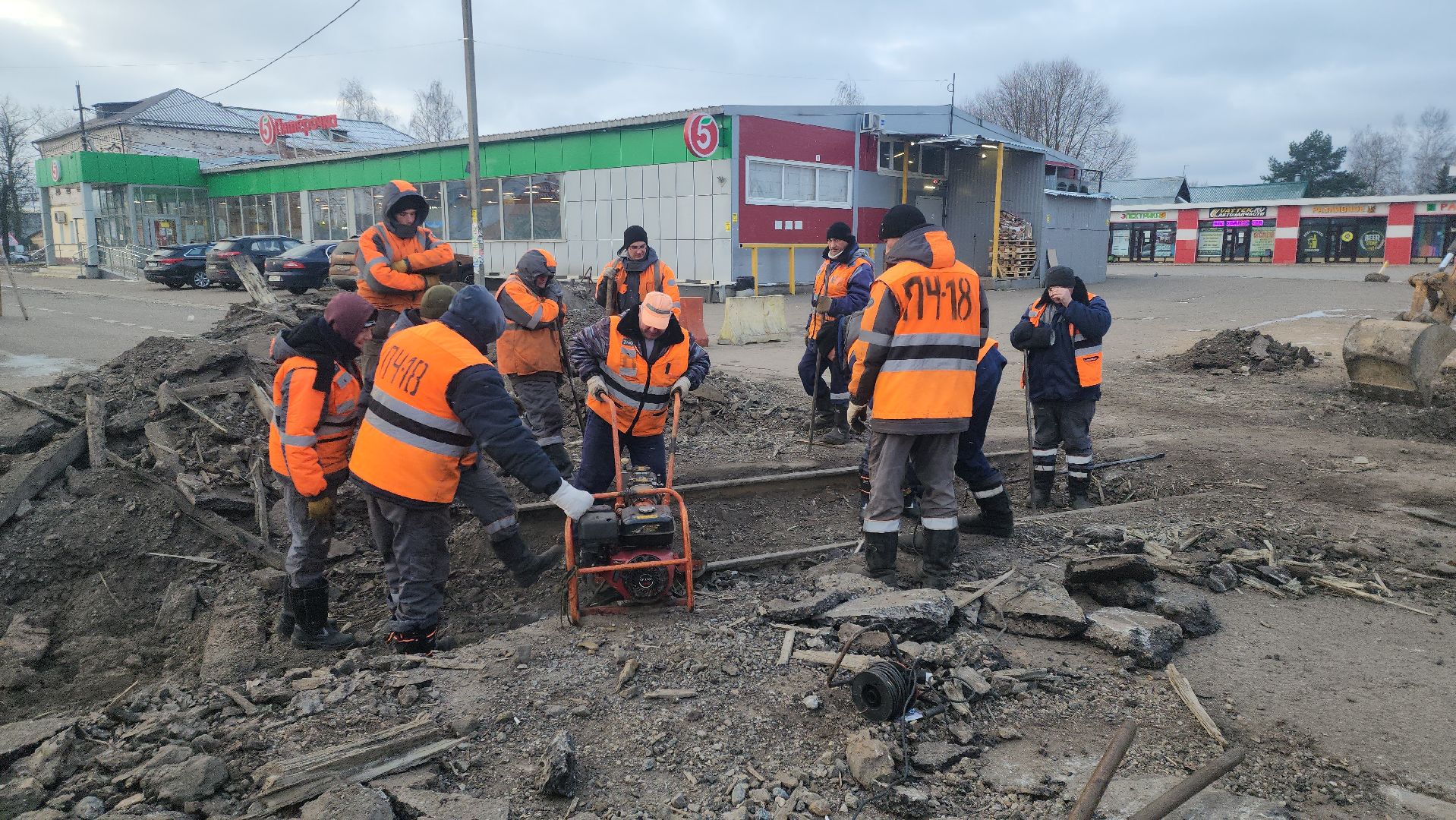 ремонт дорог, переезд, Дорохово, руза, рузский городской округ, ржд, московская область, подмосковье,