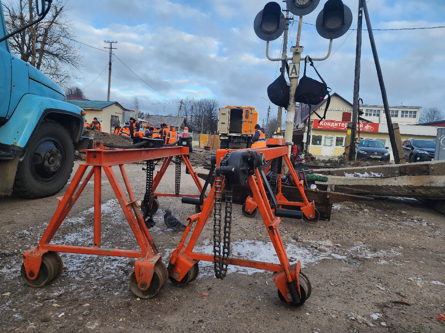 ремонт дорог, переезд, Дорохово, руза, рузский городской округ, ржд, московская область, подмосковье,