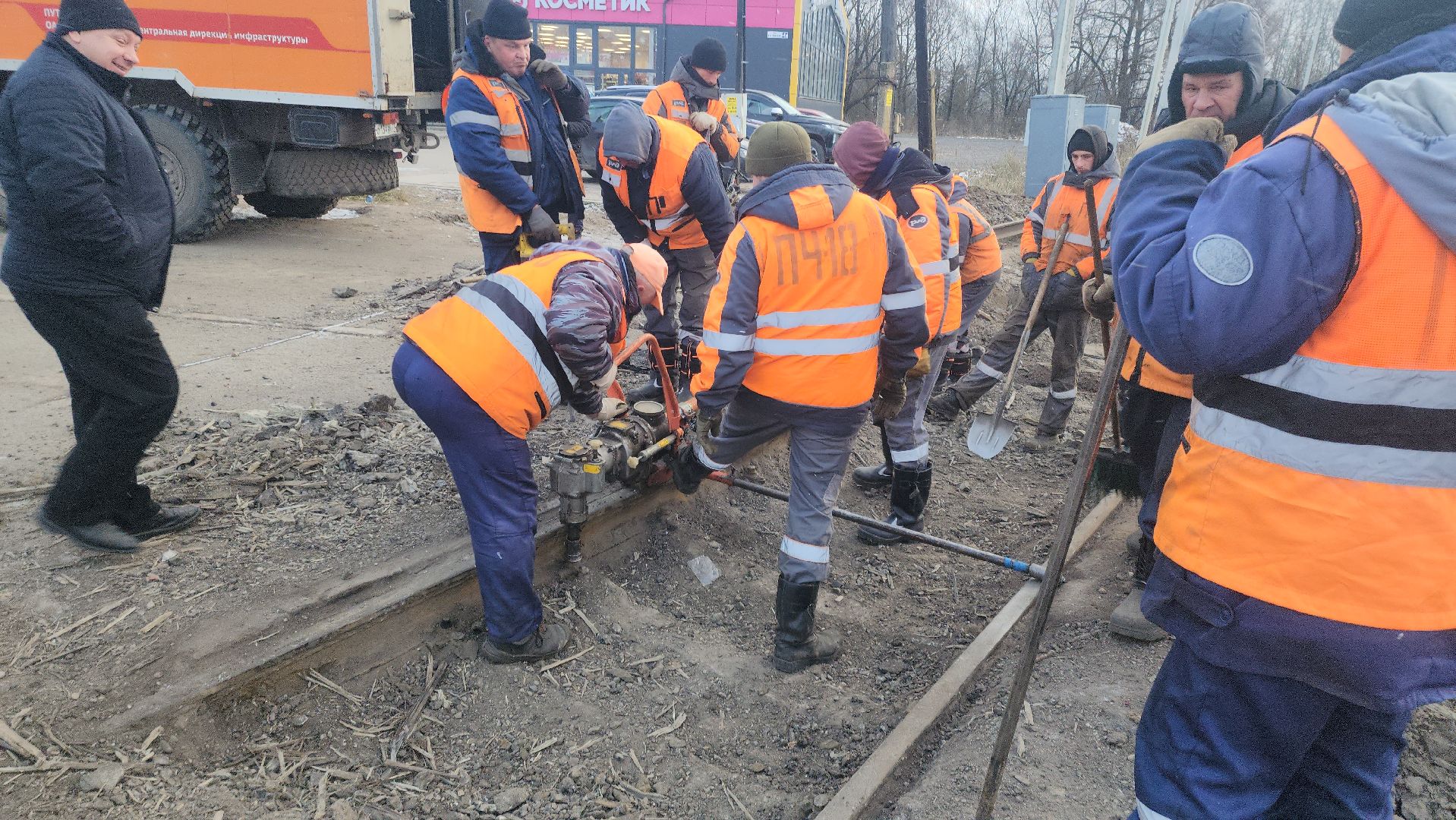 ремонт дорог, переезд, Дорохово, руза, рузский городской округ, ржд, московская область, подмосковье,