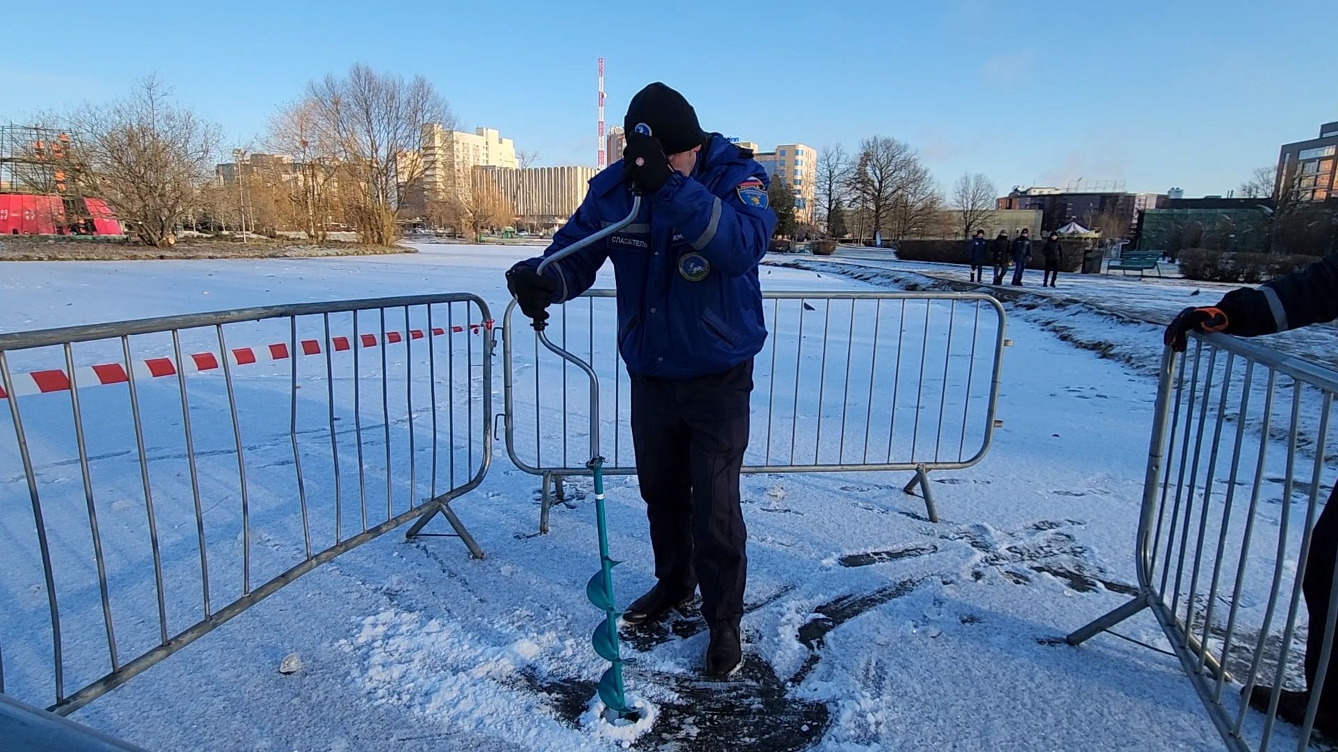 Одинцово, спасатели, лед,