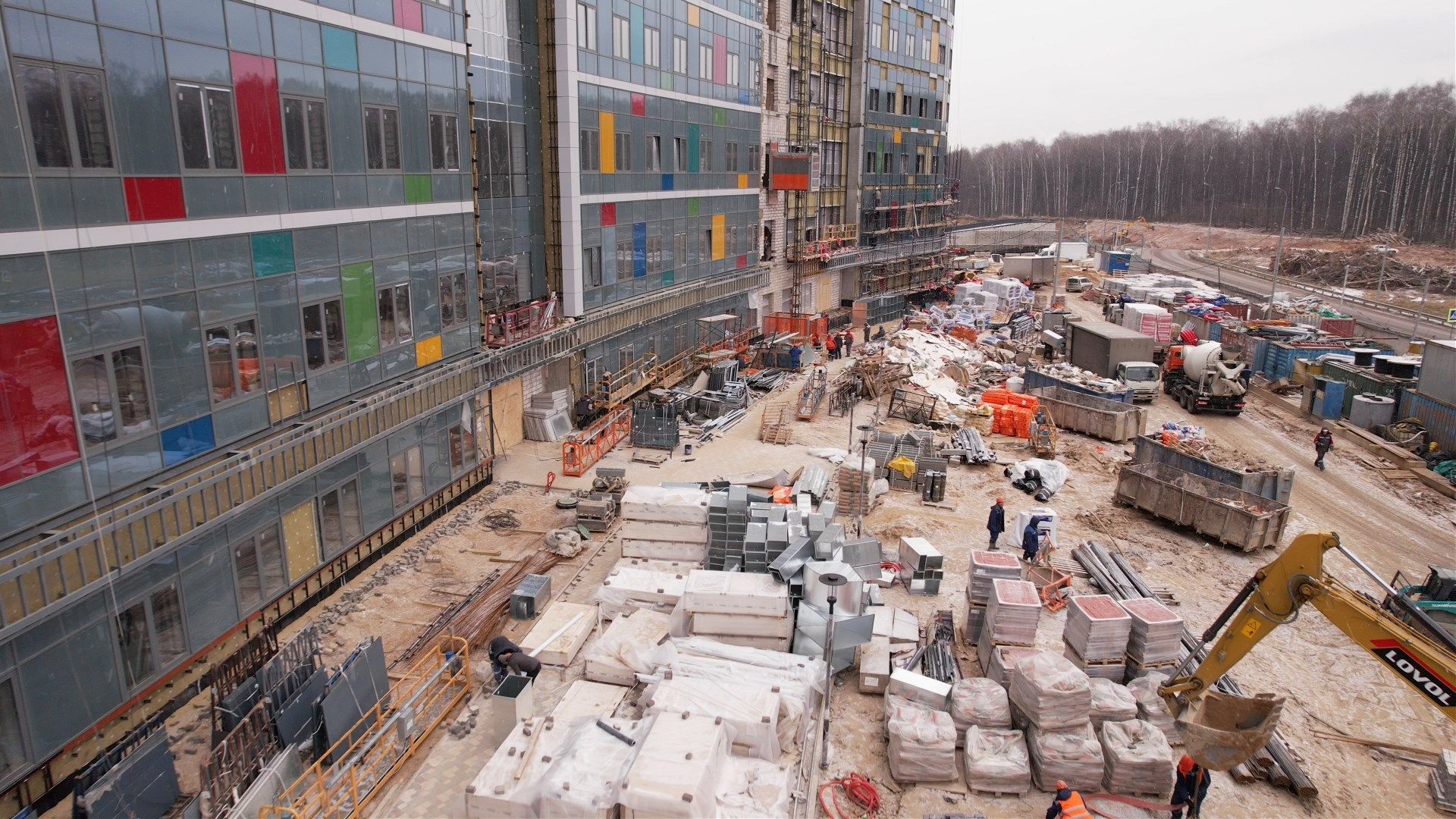 больница, дети,видео с коптера,