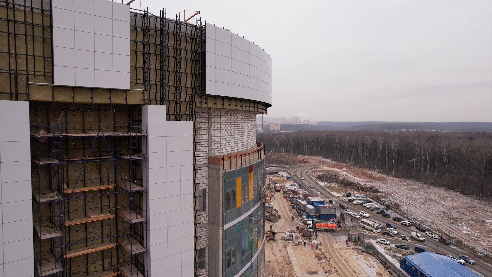 больница, дети,видео с коптера,