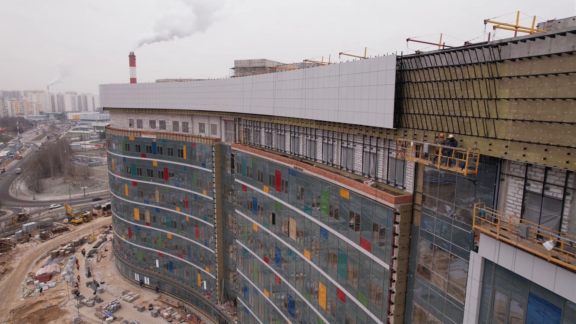 больница, дети,видео с коптера,