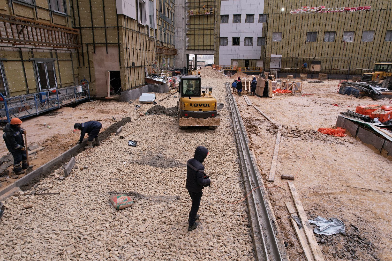 больница, дети,видео с коптера,