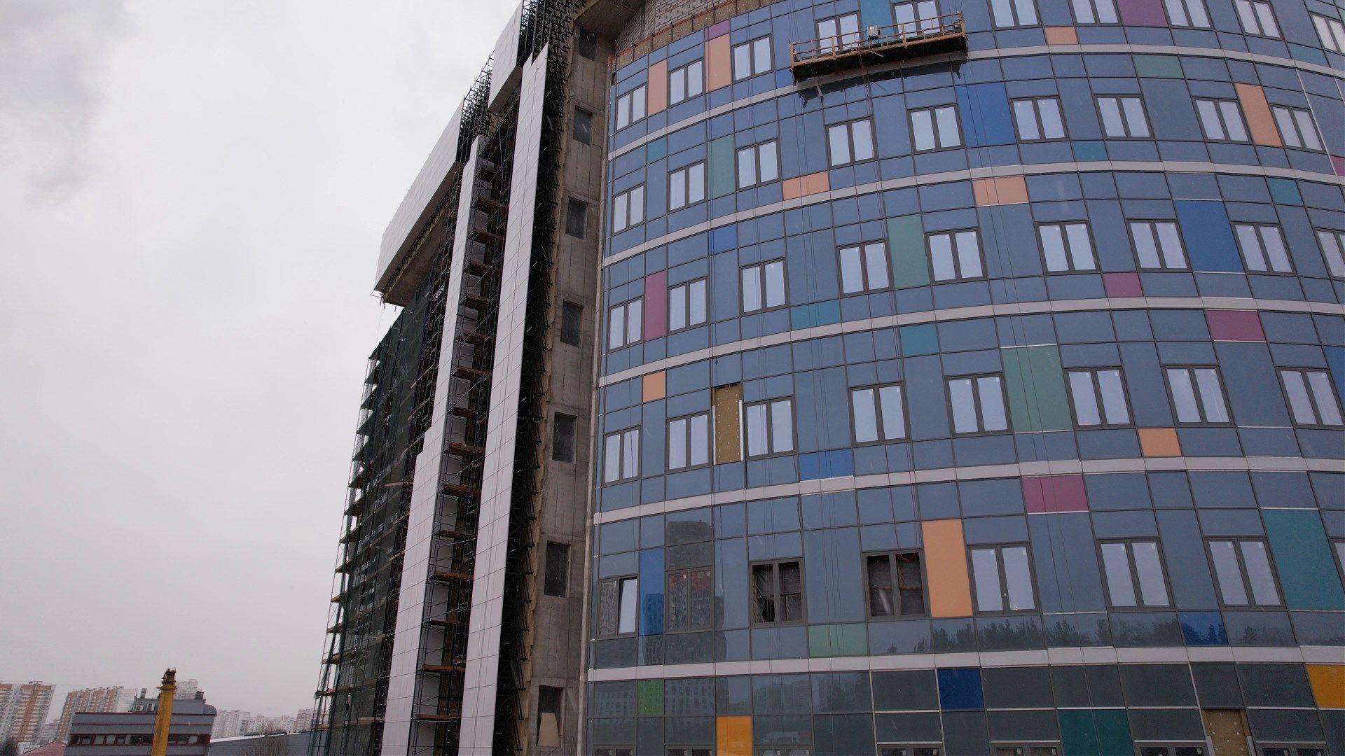 больница, дети,видео с коптера,