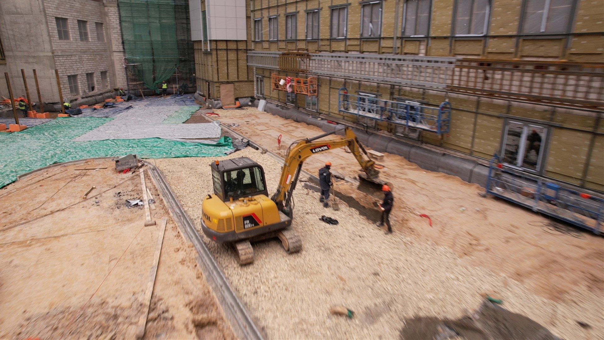 больница, дети,видео с коптера,