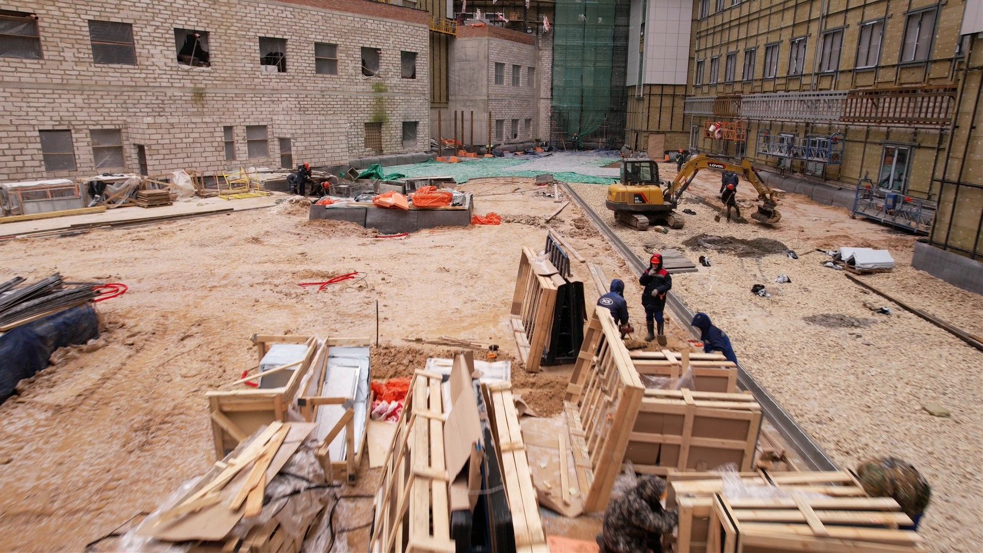 больница, дети,видео с коптера,