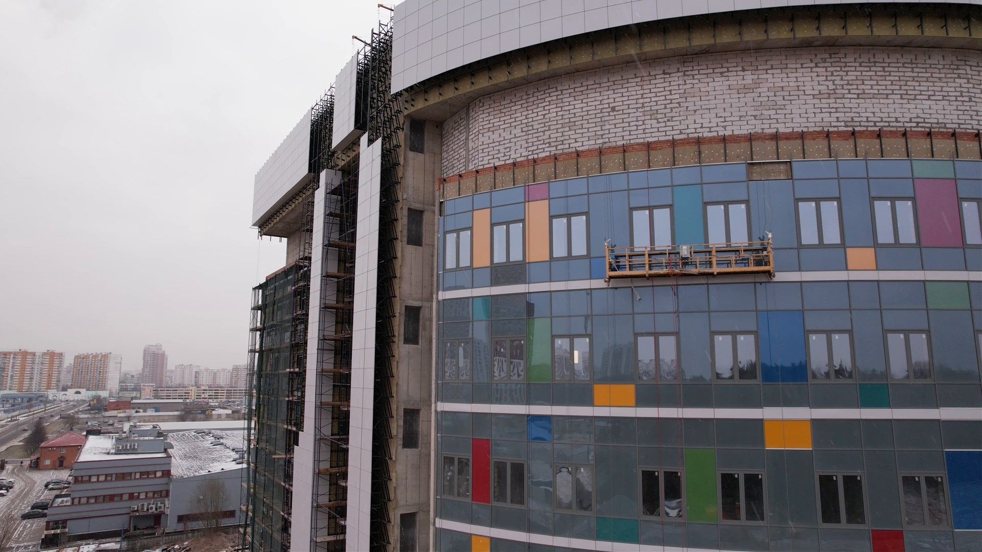 больница, дети,видео с коптера,