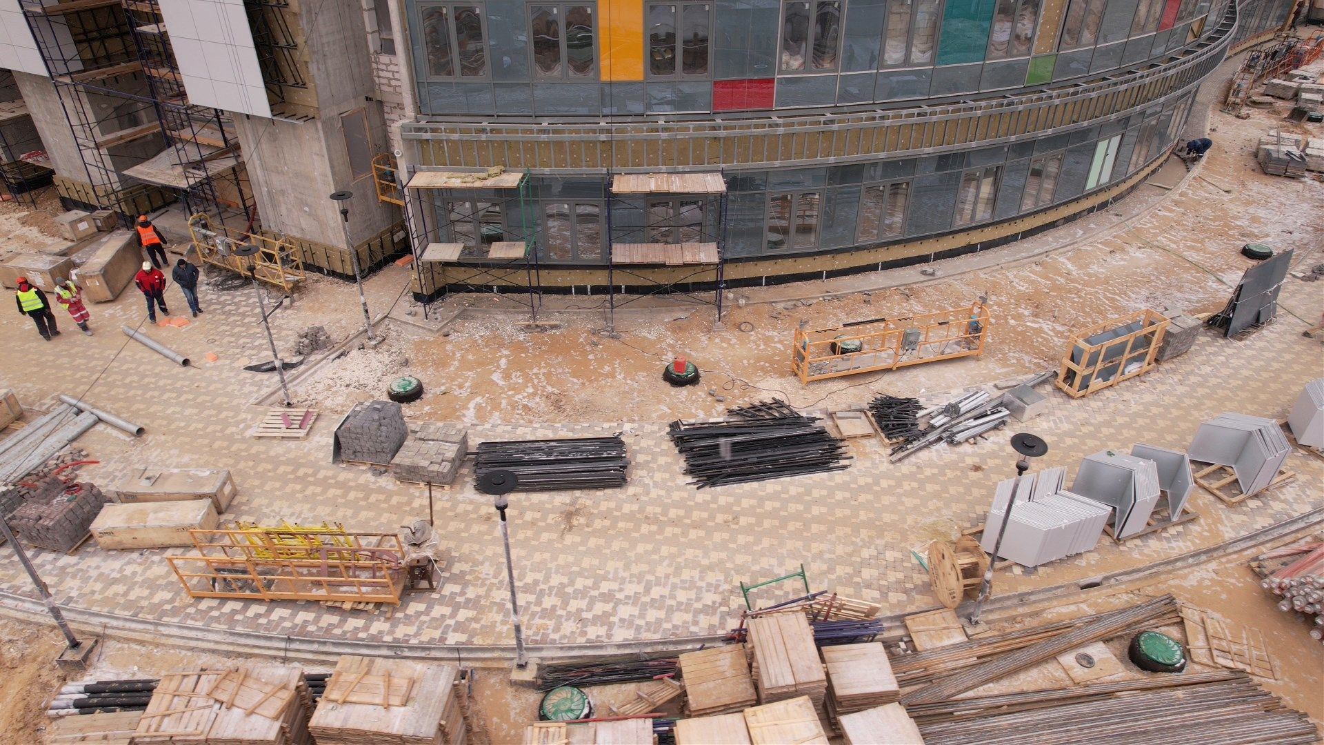 больница, дети,видео с коптера,