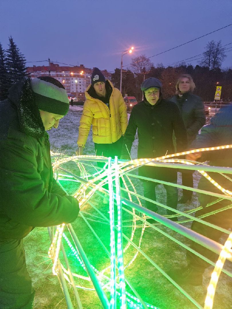 красноармейск, г.о. пушкинский, новогодние украшения, Александр Легков,