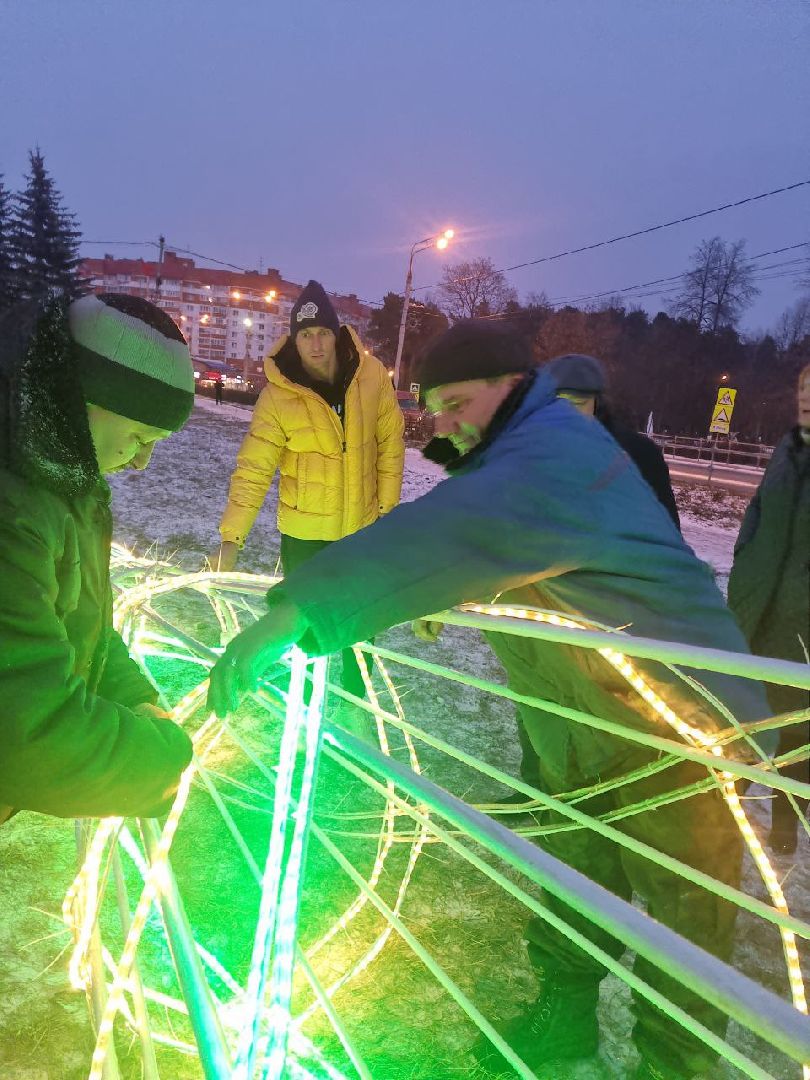 красноармейск, г.о. пушкинский, новогодние украшения, Александр Легков,