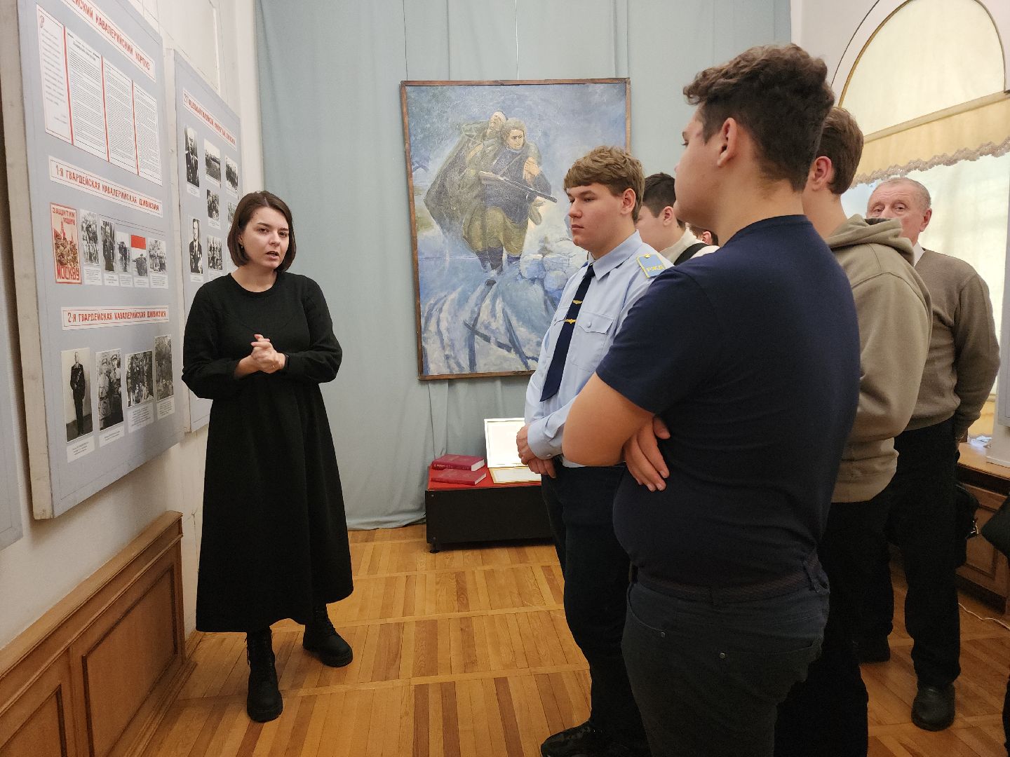 кашира, битва за москву, оборона каширы, краеведческий музей, выставка, 82-ая годовщина, генерал Белов,