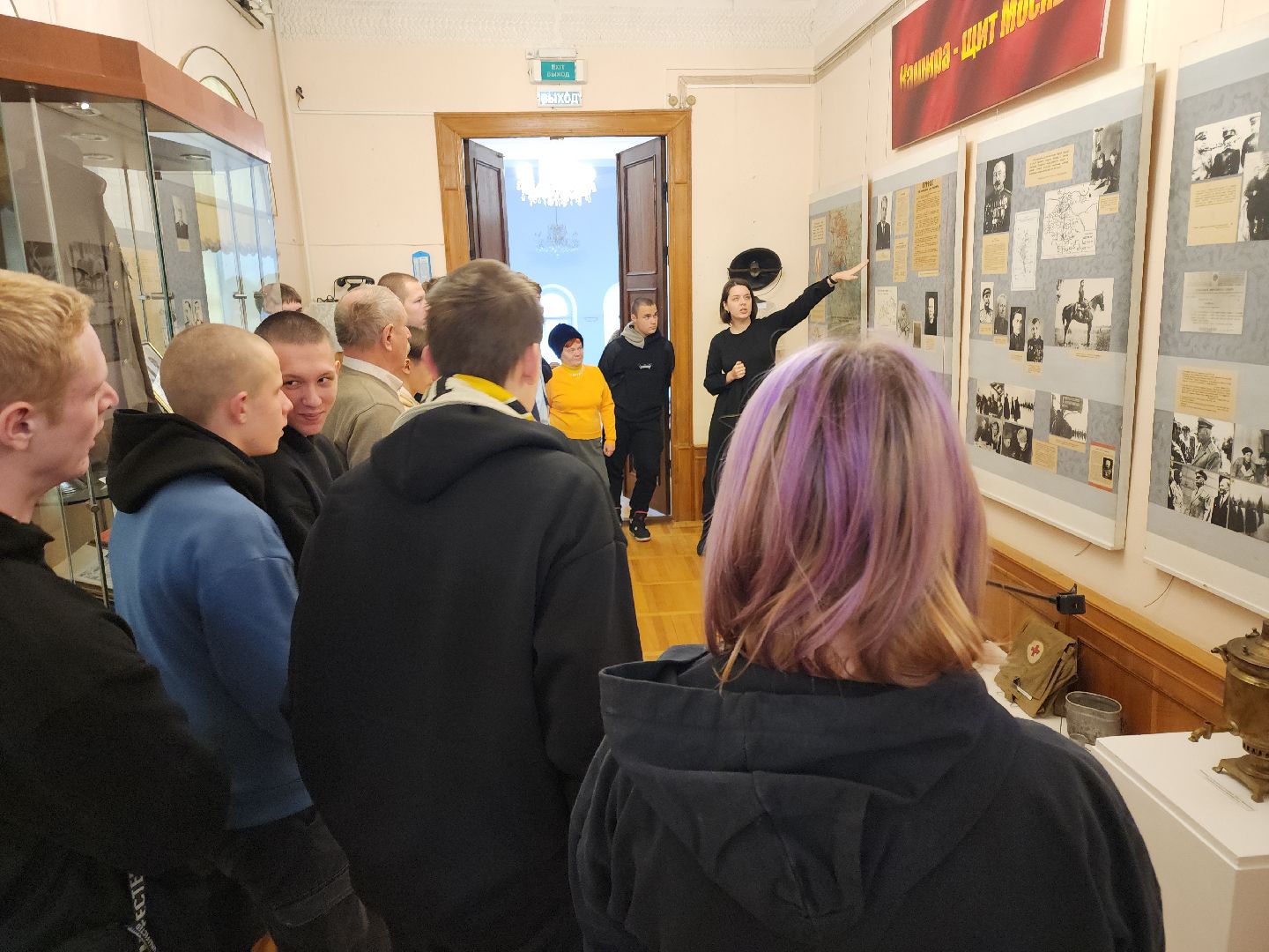 кашира, битва за москву, оборона каширы, краеведческий музей, выставка, 82-ая годовщина, генерал Белов,