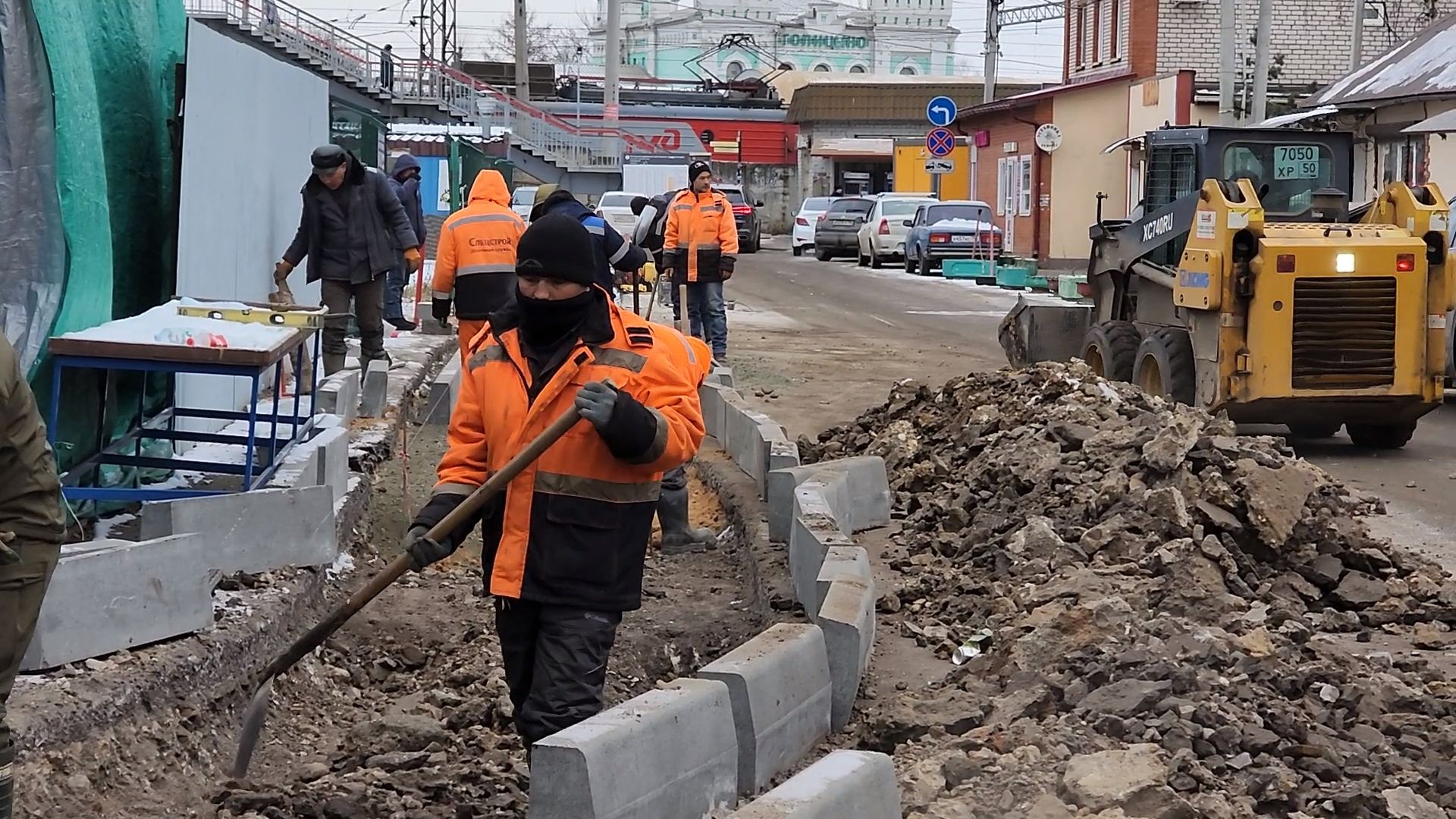 Одинцово, голицыно, тротуар, станция,