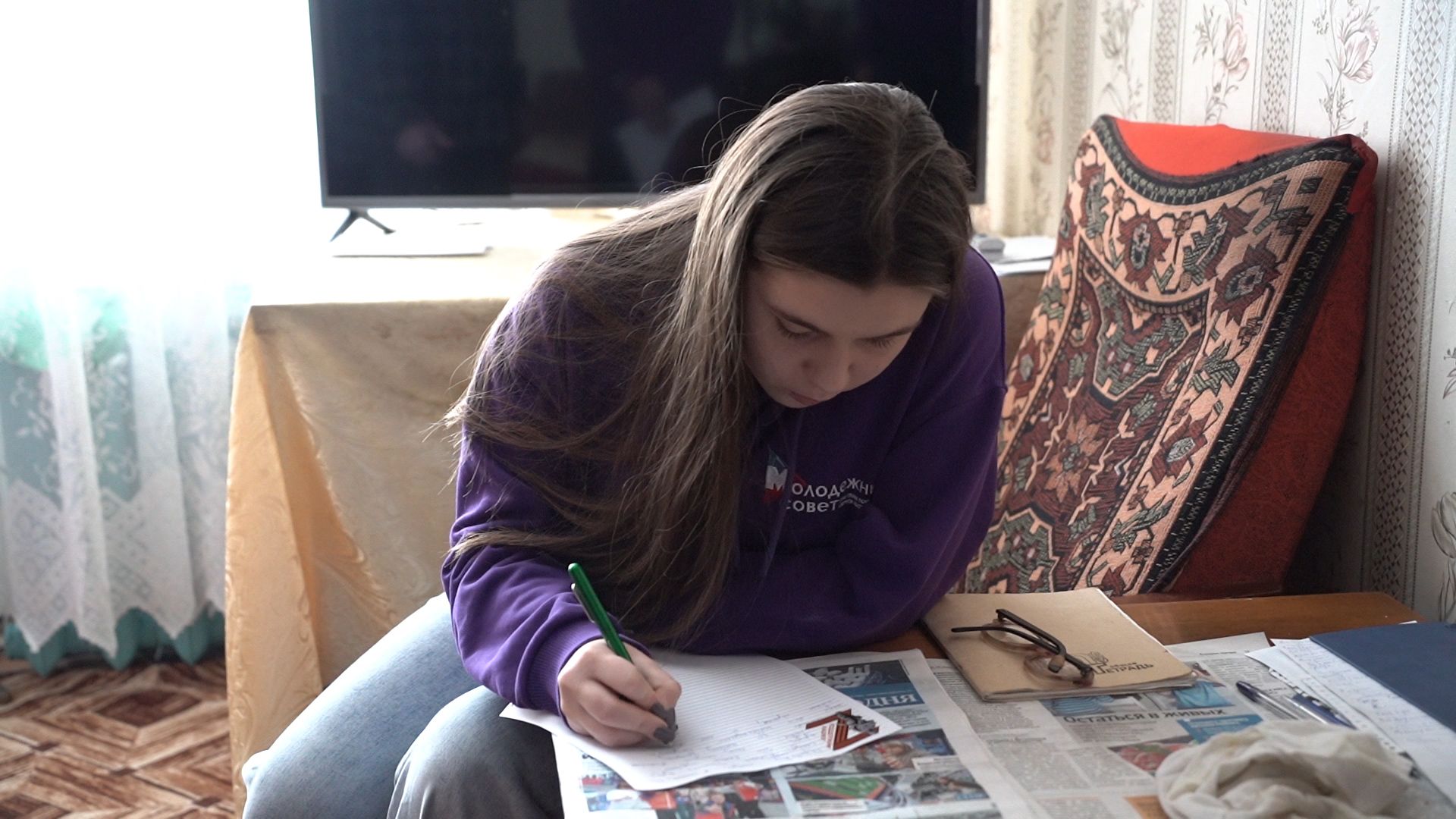 ветераны ВОВ, воины СВО, Рошаль, Шатура, Молодежный совет, письма солдату,