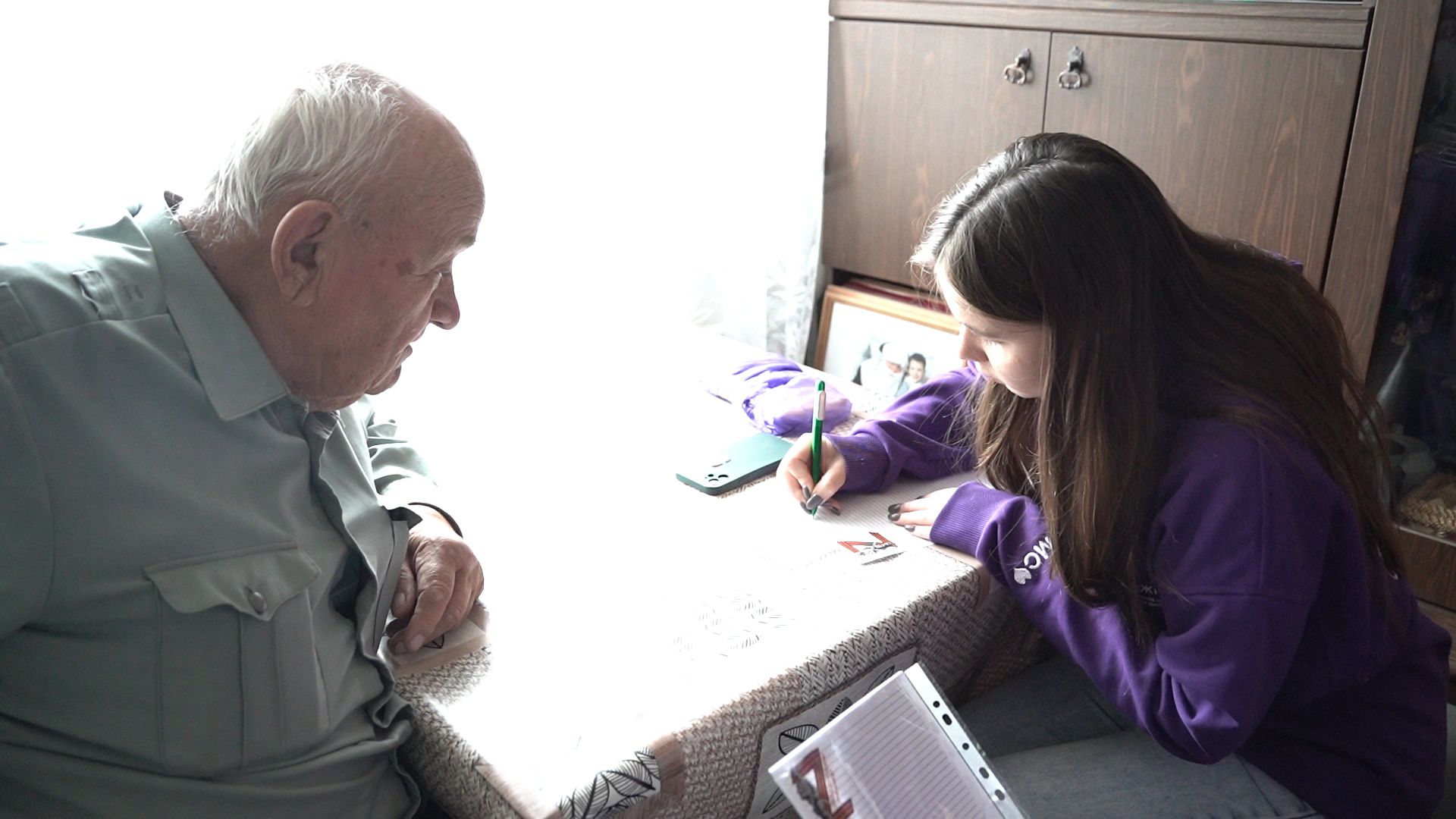 ветераны ВОВ, воины СВО, Рошаль, Шатура, Молодежный совет, письма солдату,