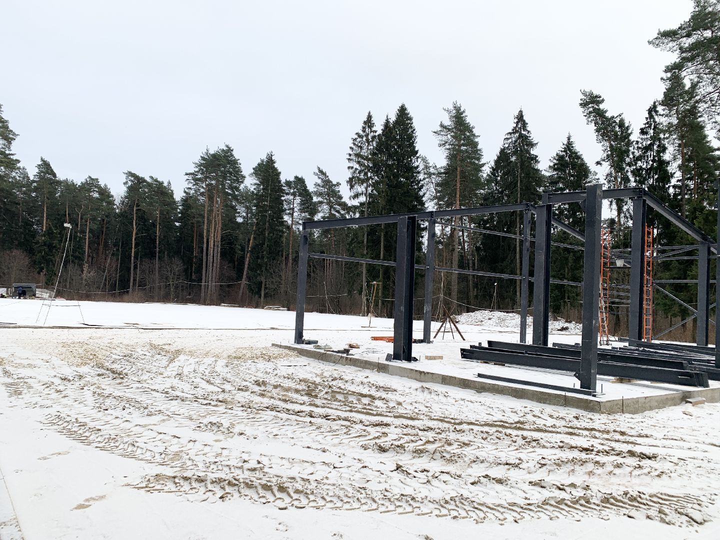 Балашиха, Подмосковье, Благоустройство, Парки Балашихи, Зима в Подмосковье, Катки,