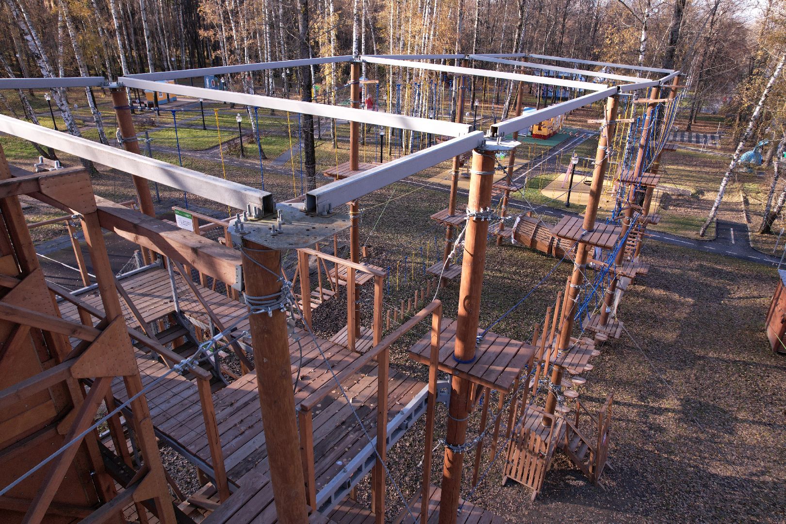 парк, кашира,видео с коптера,