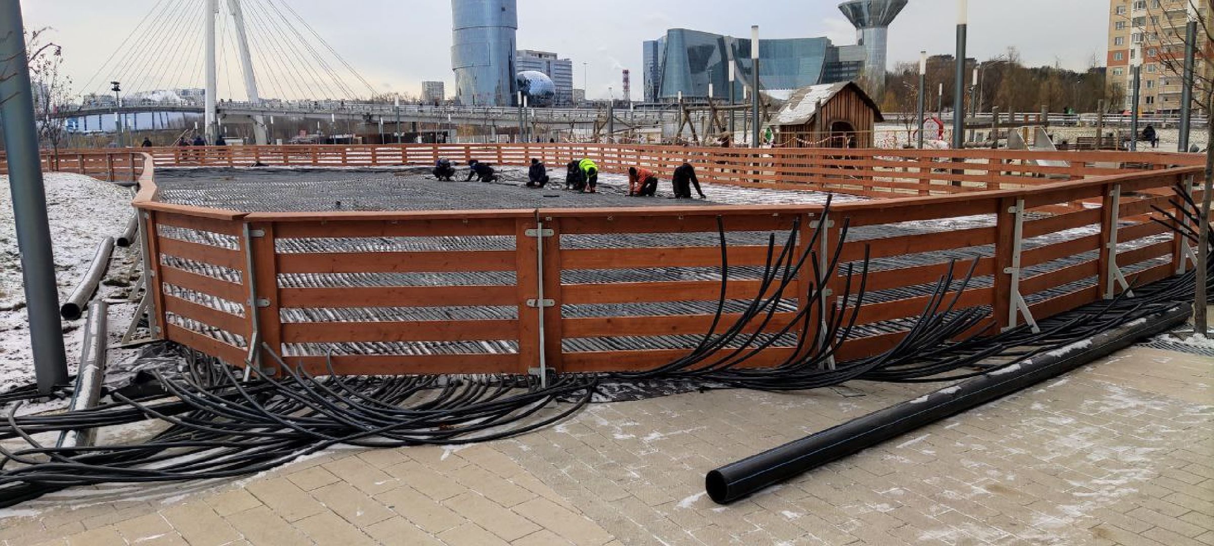 красногорск, лед, каток, коньки,