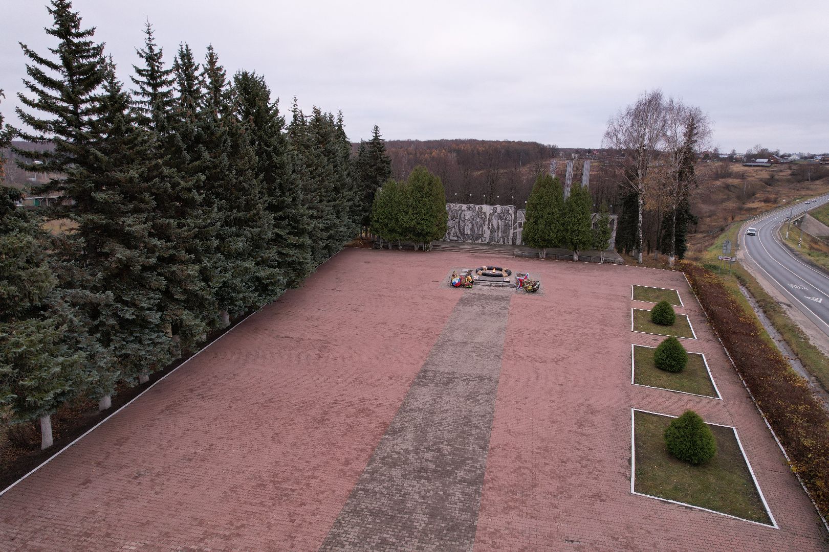 кашира, война, вечный огонь,видео с коптера,