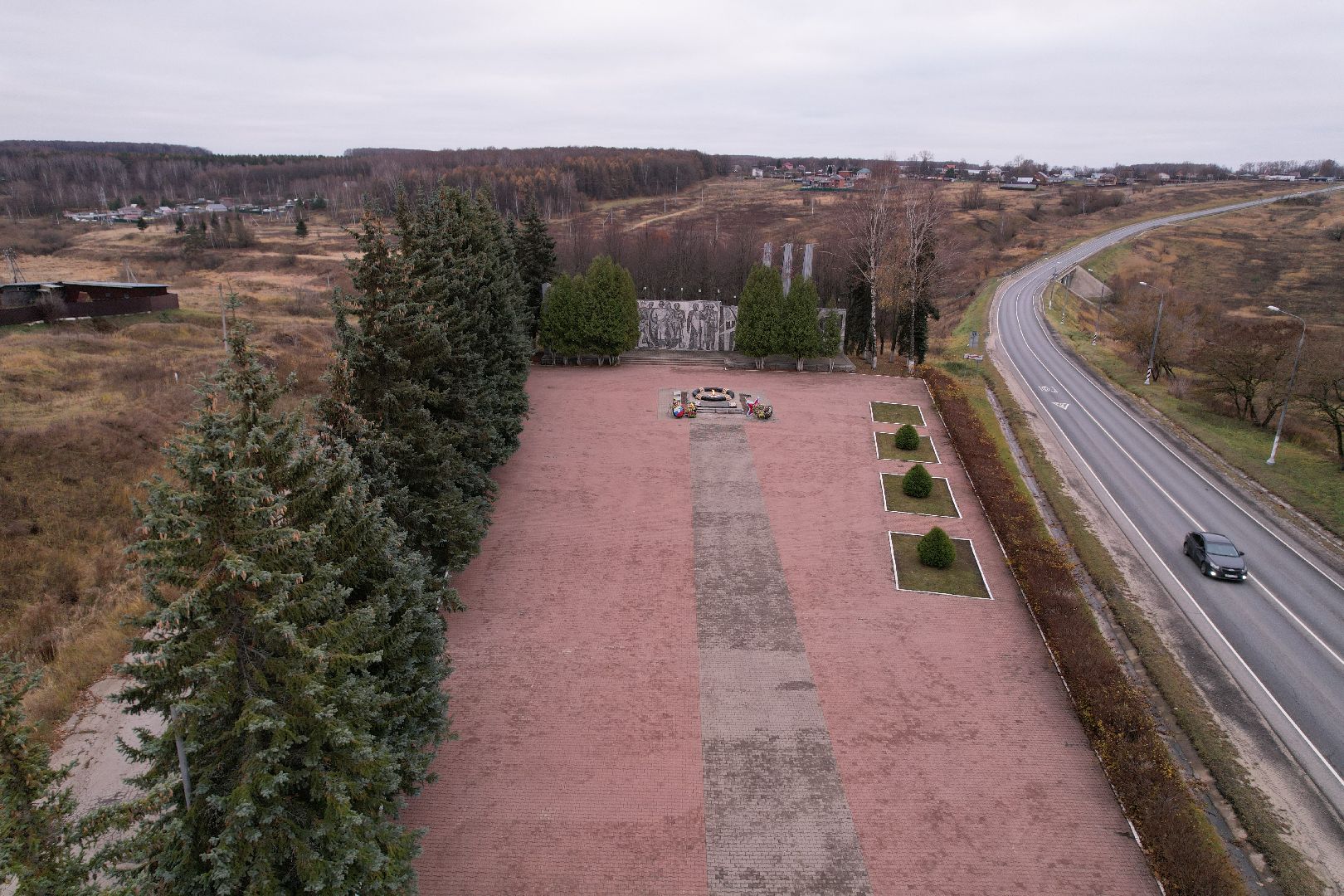 кашира, война, вечный огонь,видео с коптера,