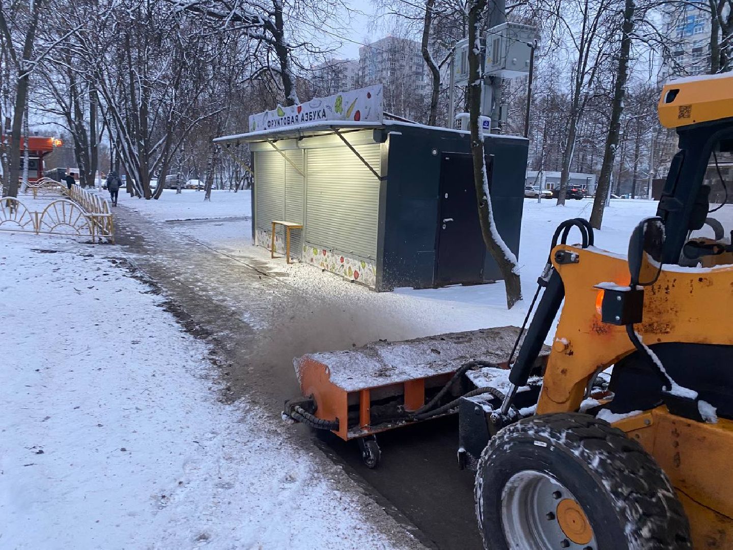 снег, пушкино, благоустройство, уборка снега,