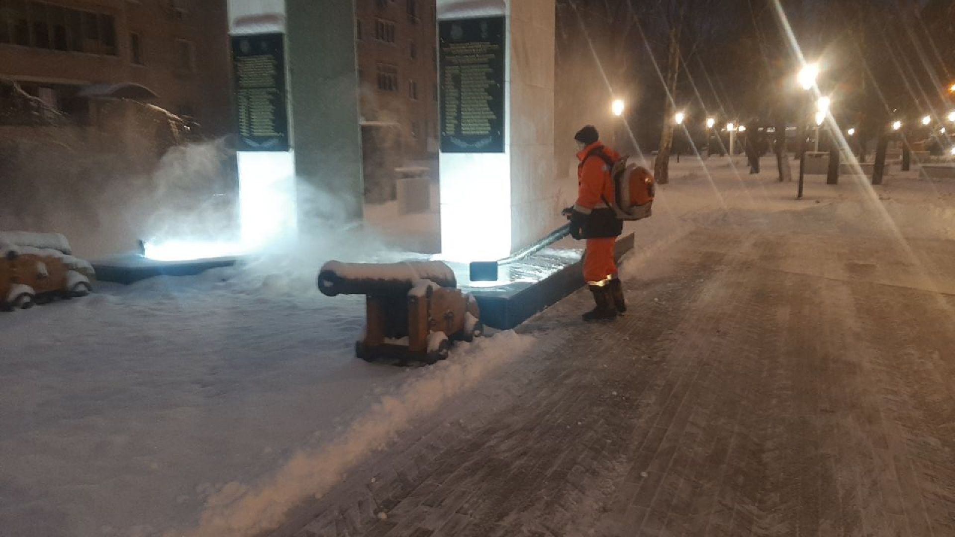 снег, пушкино, благоустройство, уборка снега,