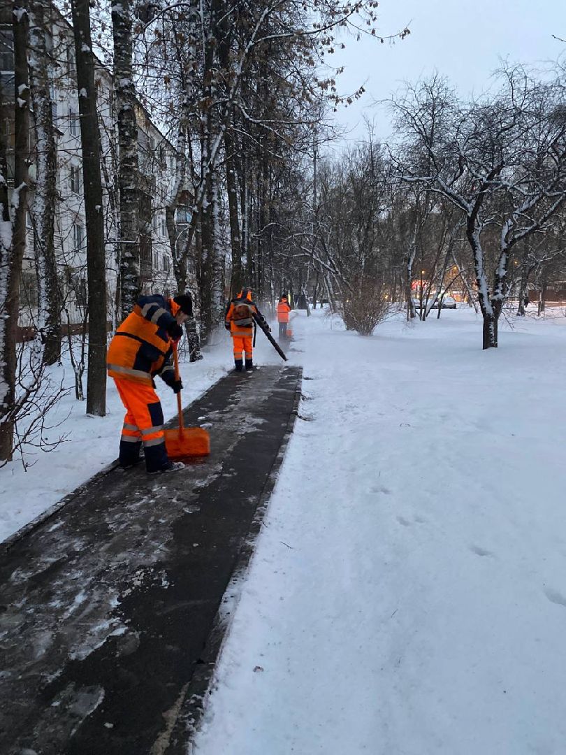 снег, пушкино, благоустройство, уборка снега,