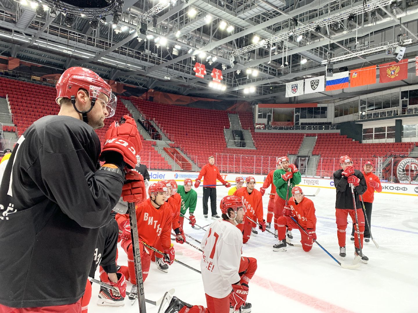Балашиха, Подмосковье, Спорт, ХК Витязь, Открытая тренировка, СВО, Ледовый дворец Арена-Балашиха,