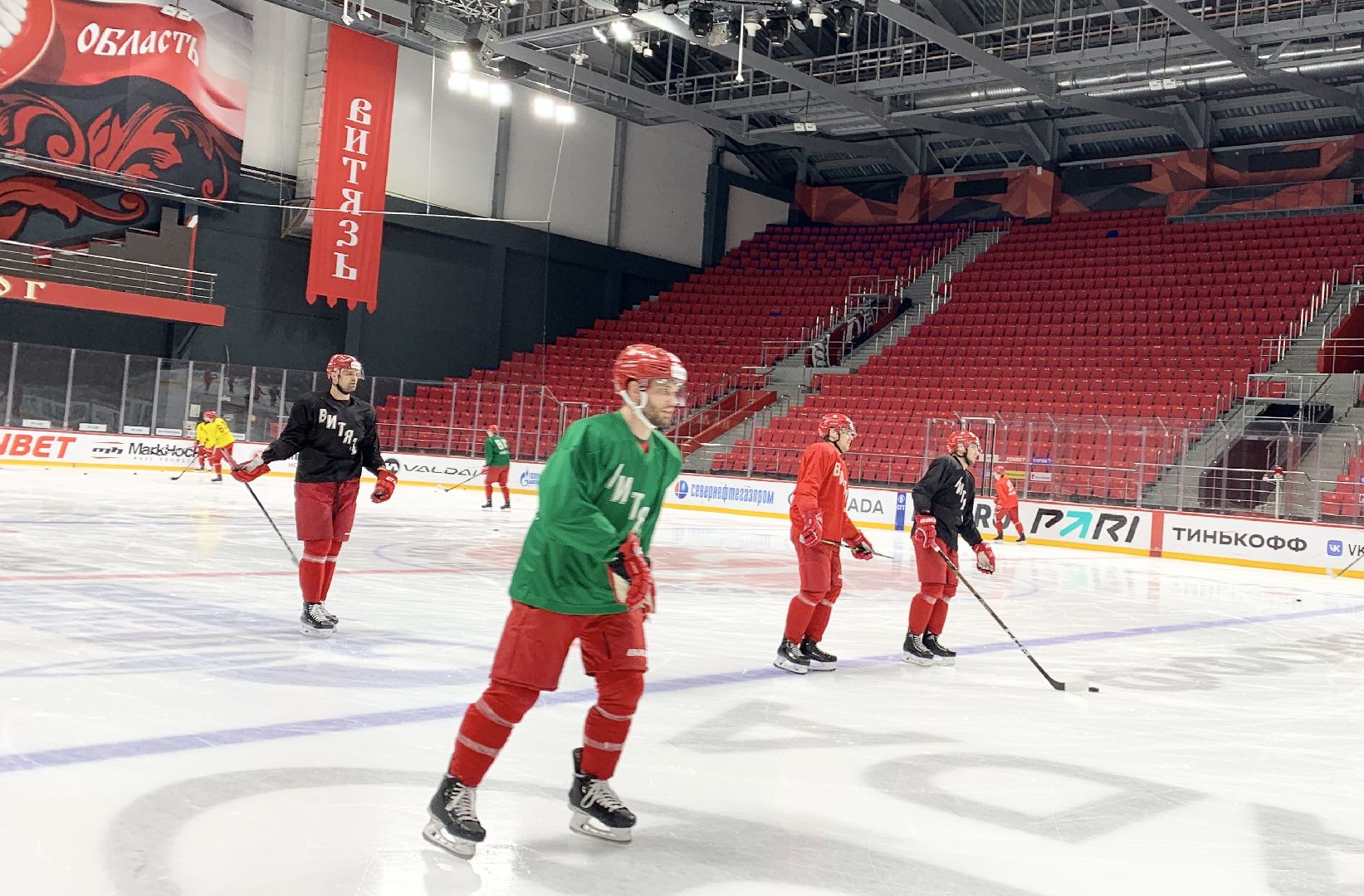 Балашиха, Подмосковье, Спорт, ХК Витязь, Открытая тренировка, СВО, Ледовый дворец Арена-Балашиха,