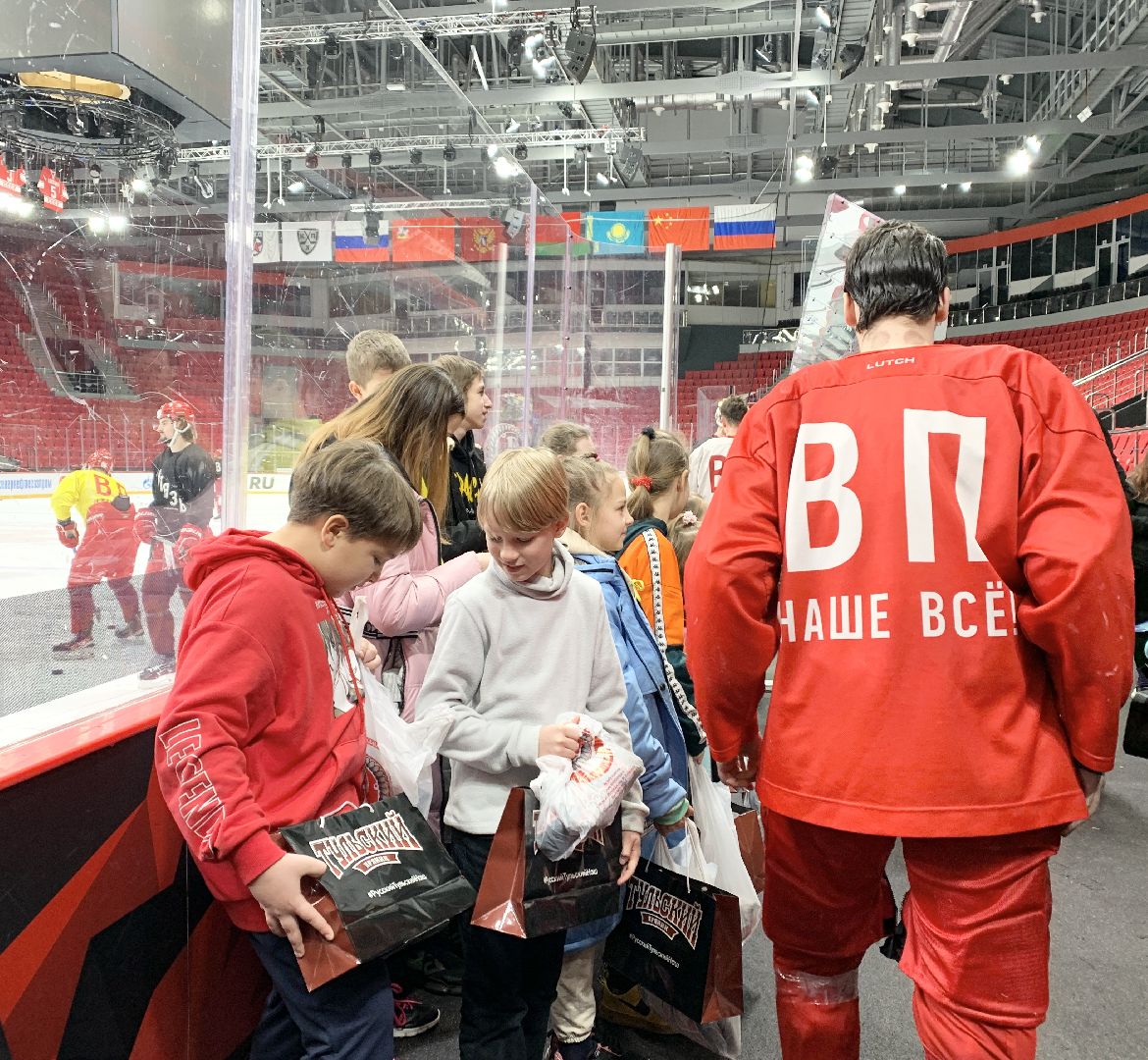 Балашиха, Подмосковье, Спорт, ХК Витязь, Открытая тренировка, СВО, Ледовый дворец Арена-Балашиха,