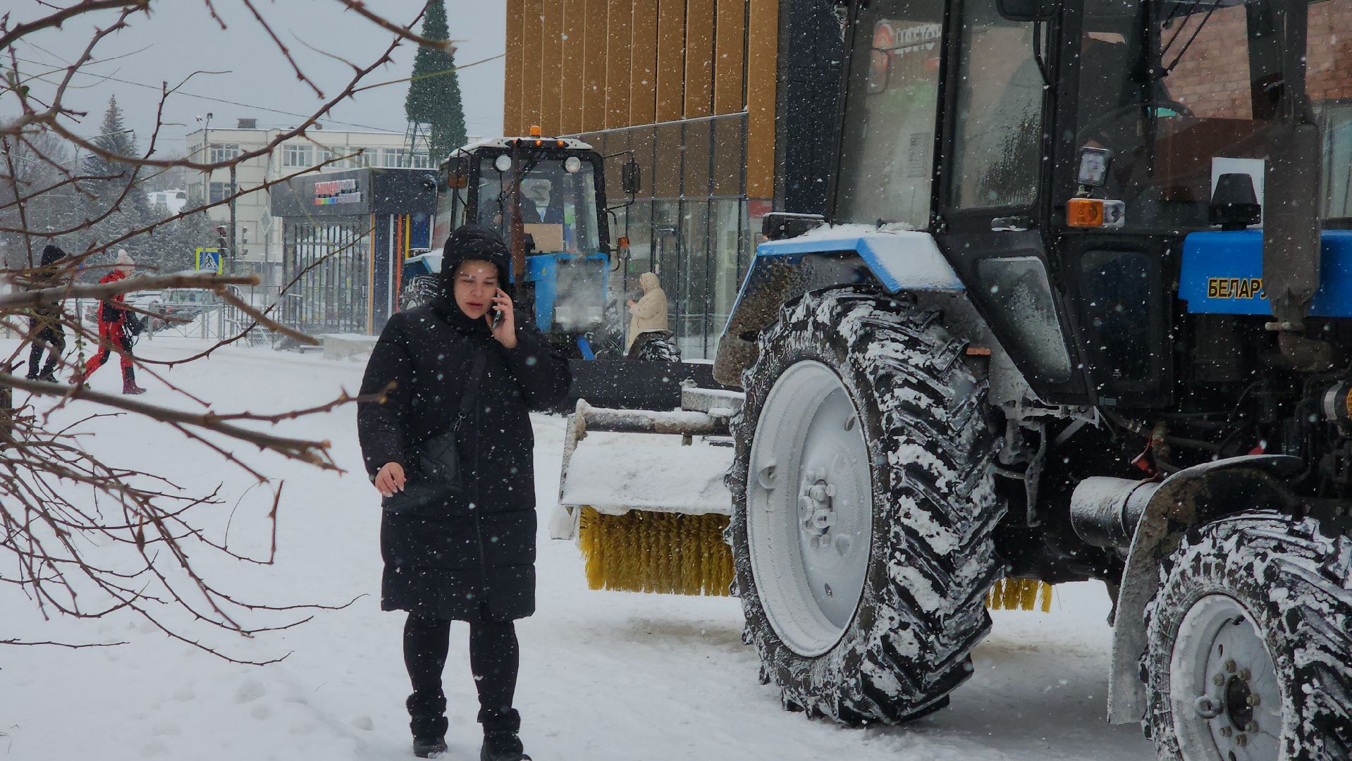 снегопад, рузский городской округ, руза, коммунальщики, уборка снега, Московская область, подмосковье,