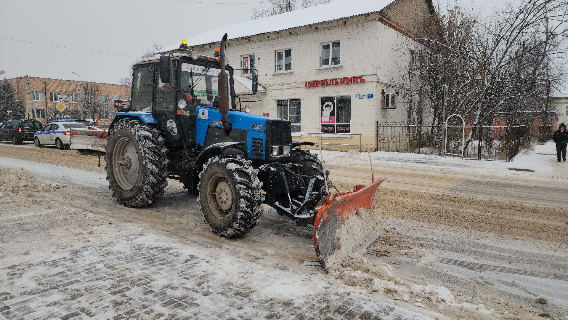 снегопад, рузский городской округ, руза, коммунальщики, уборка снега, Московская область, подмосковье,
