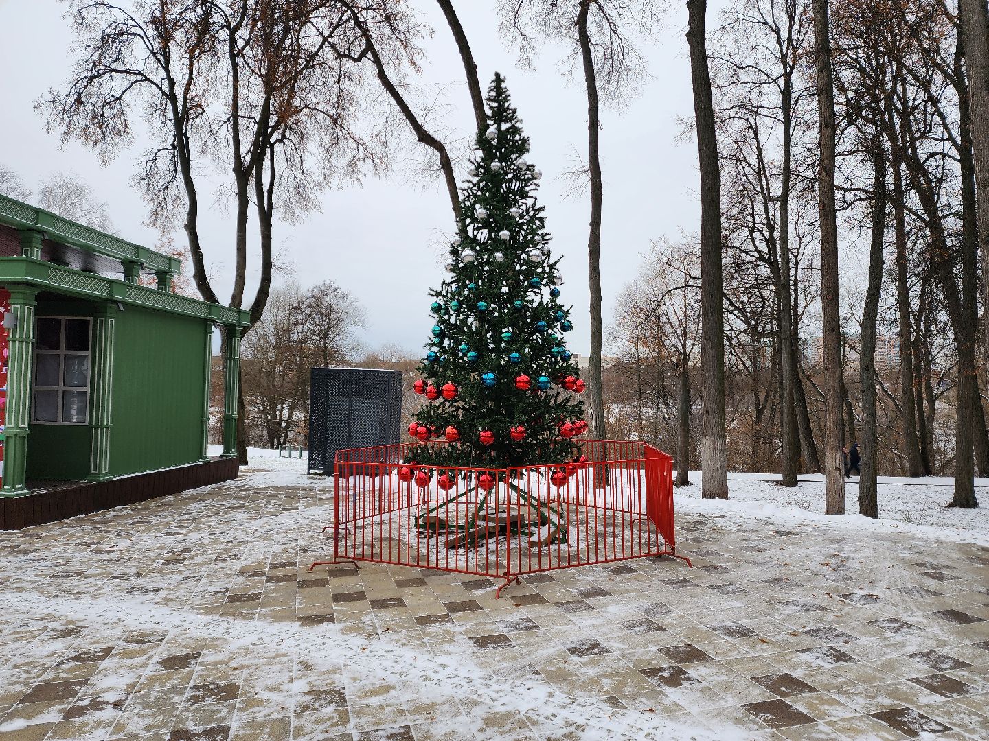 Раменское, благоустройство, раменский городской парк, новогодняя ель,