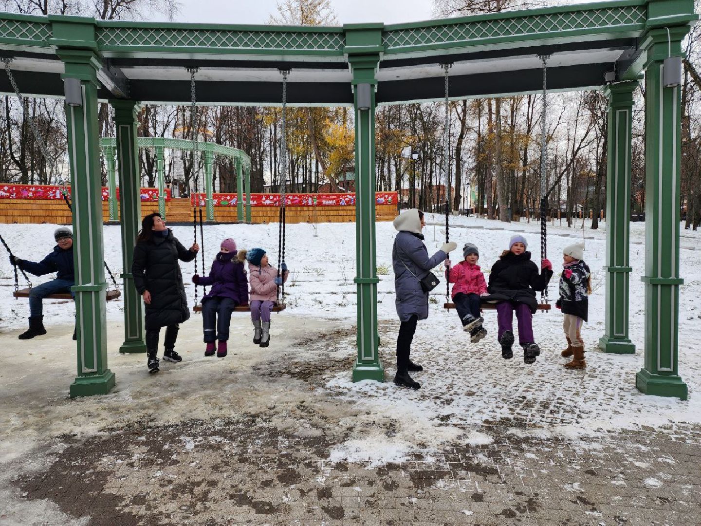 Раменское, благоустройство, раменский городской парк, новогодняя ель,