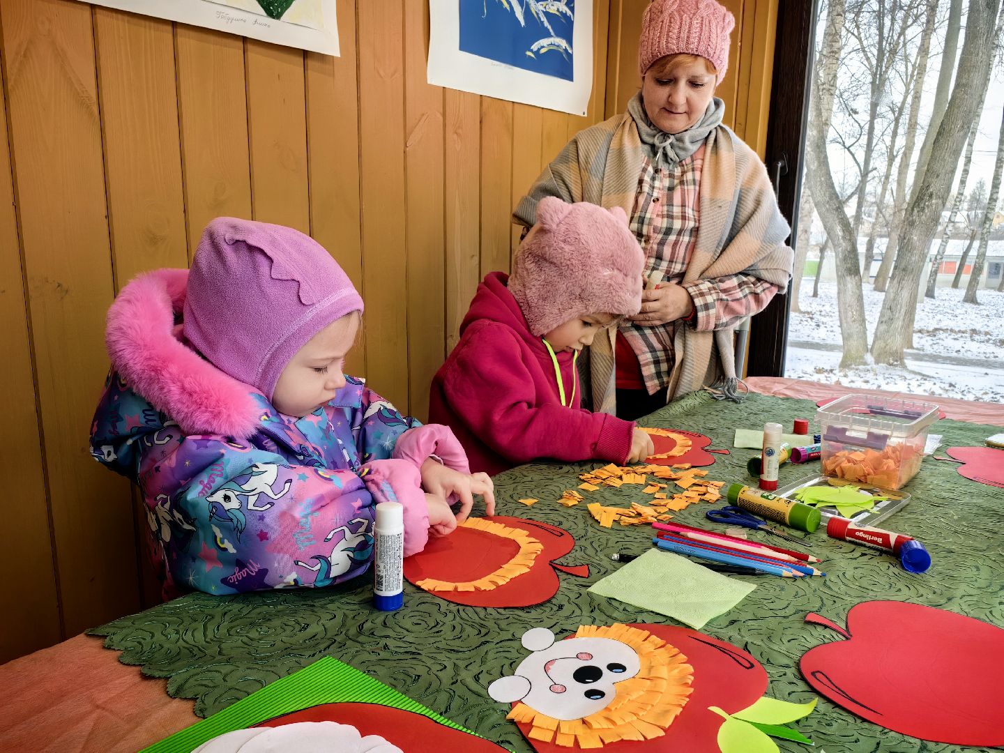 мастер-класс, ежик, парк, дети,