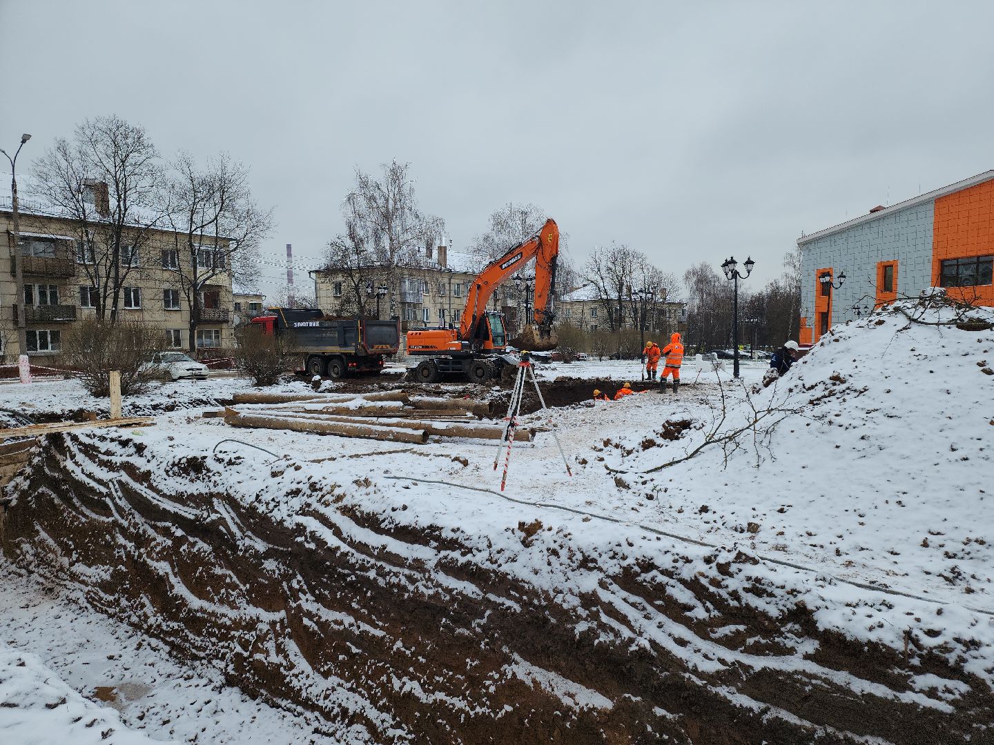 кашира, александр коган, глава, жкх, отопление, теплотрасса, жк березовая роща, трубопровод,