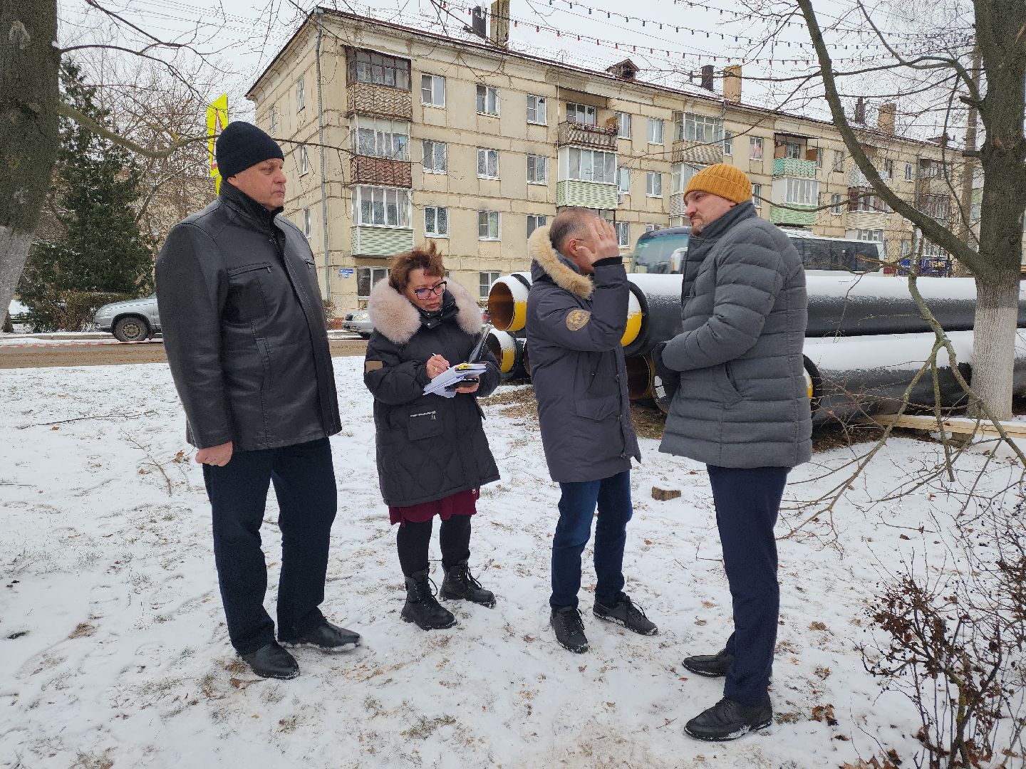 кашира, александр коган, глава, жкх, отопление, теплотрасса, жк березовая роща, трубопровод,