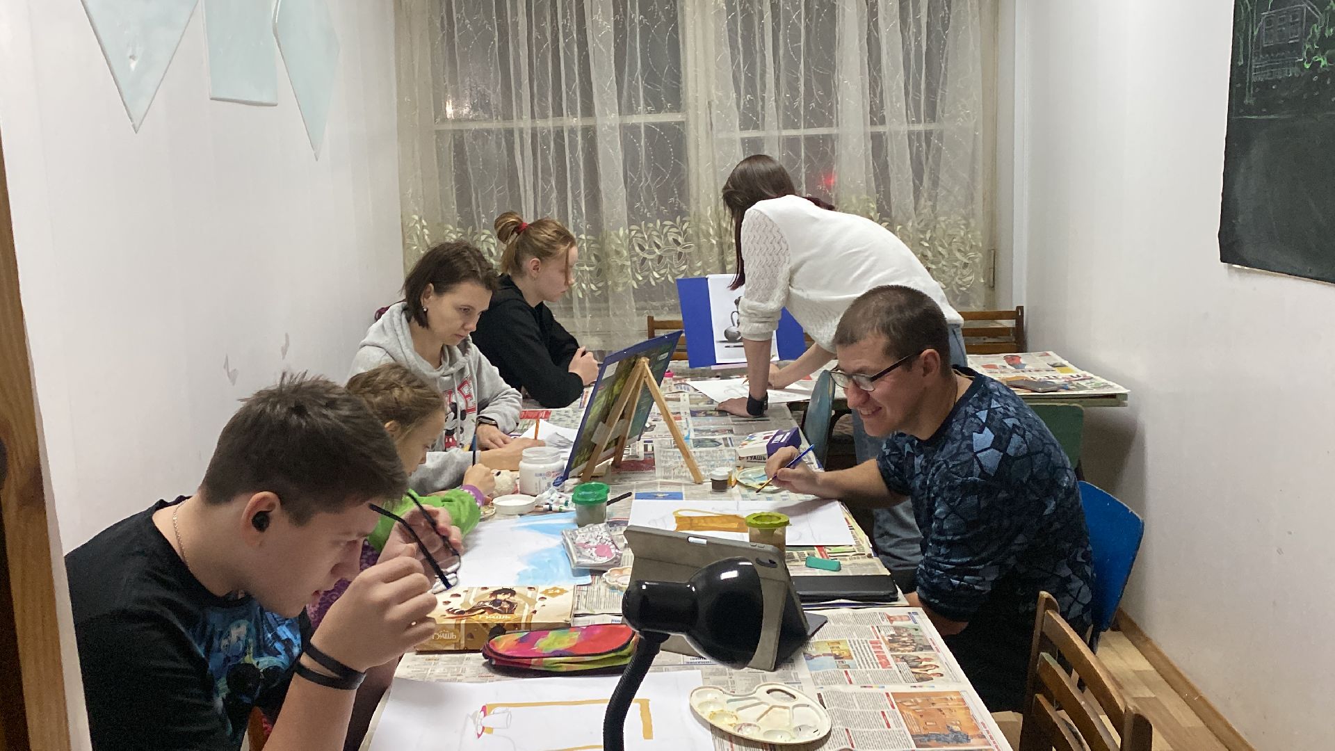 волоколамск, живописцы, живопись, рисование, изобразительное искусство, дети, преподаватель, учитель,